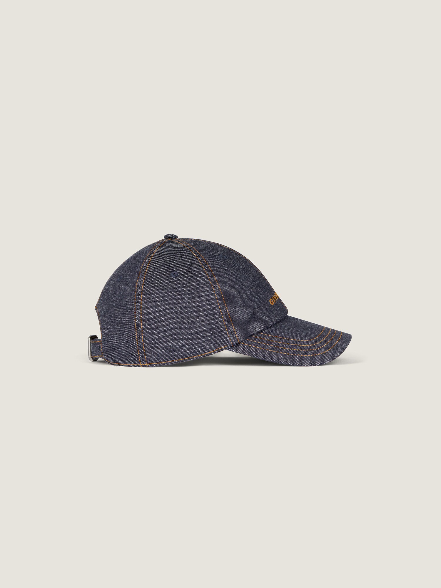 GIVENCHY embroidered cap in denim - indigo blue in - indigo  display picture 3