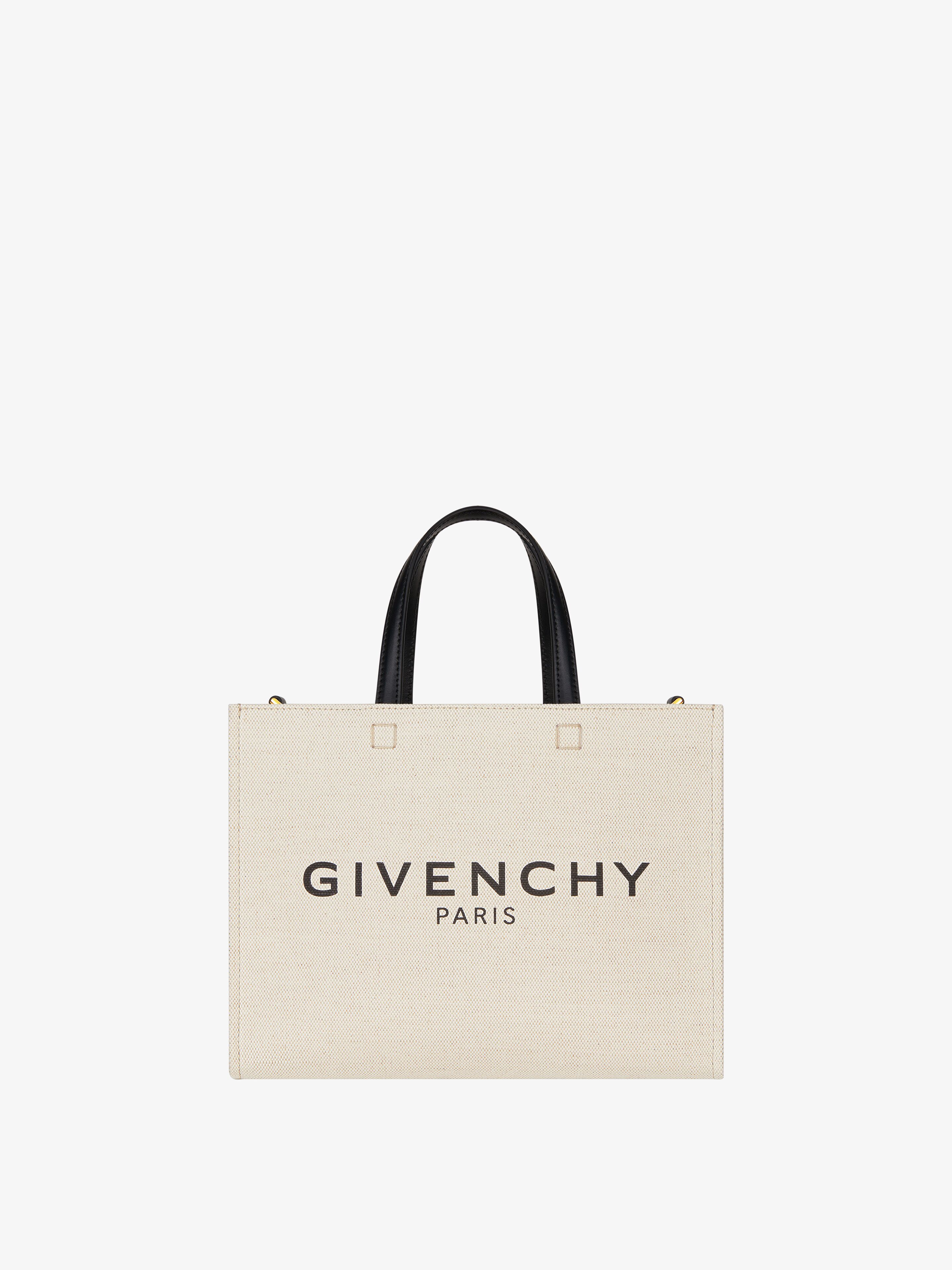 Shop Givenchy Small G-tote Shopping Bag In Canvas In Multicolor