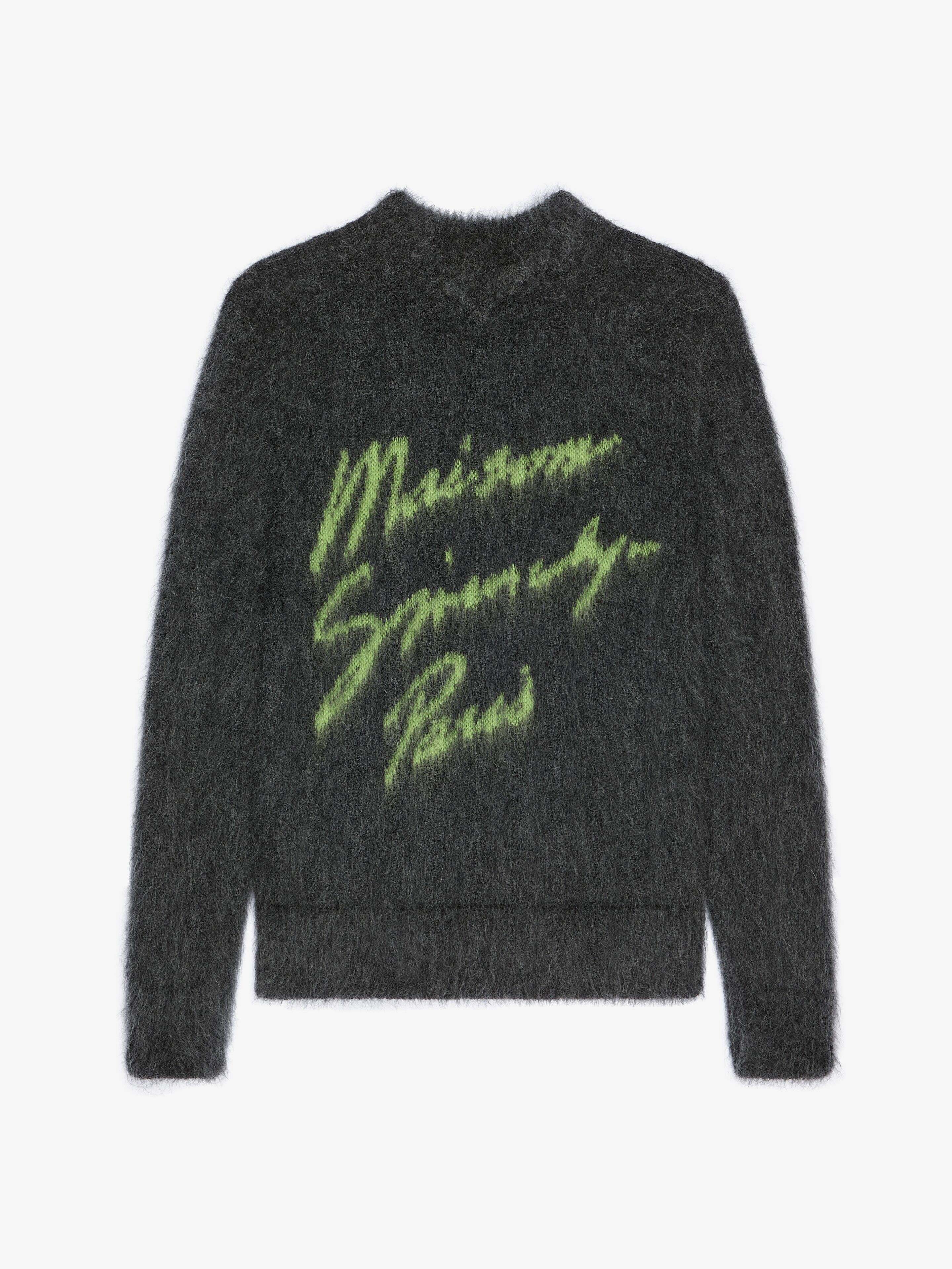 Givenchy Maison  Sweater In Mohair In Black