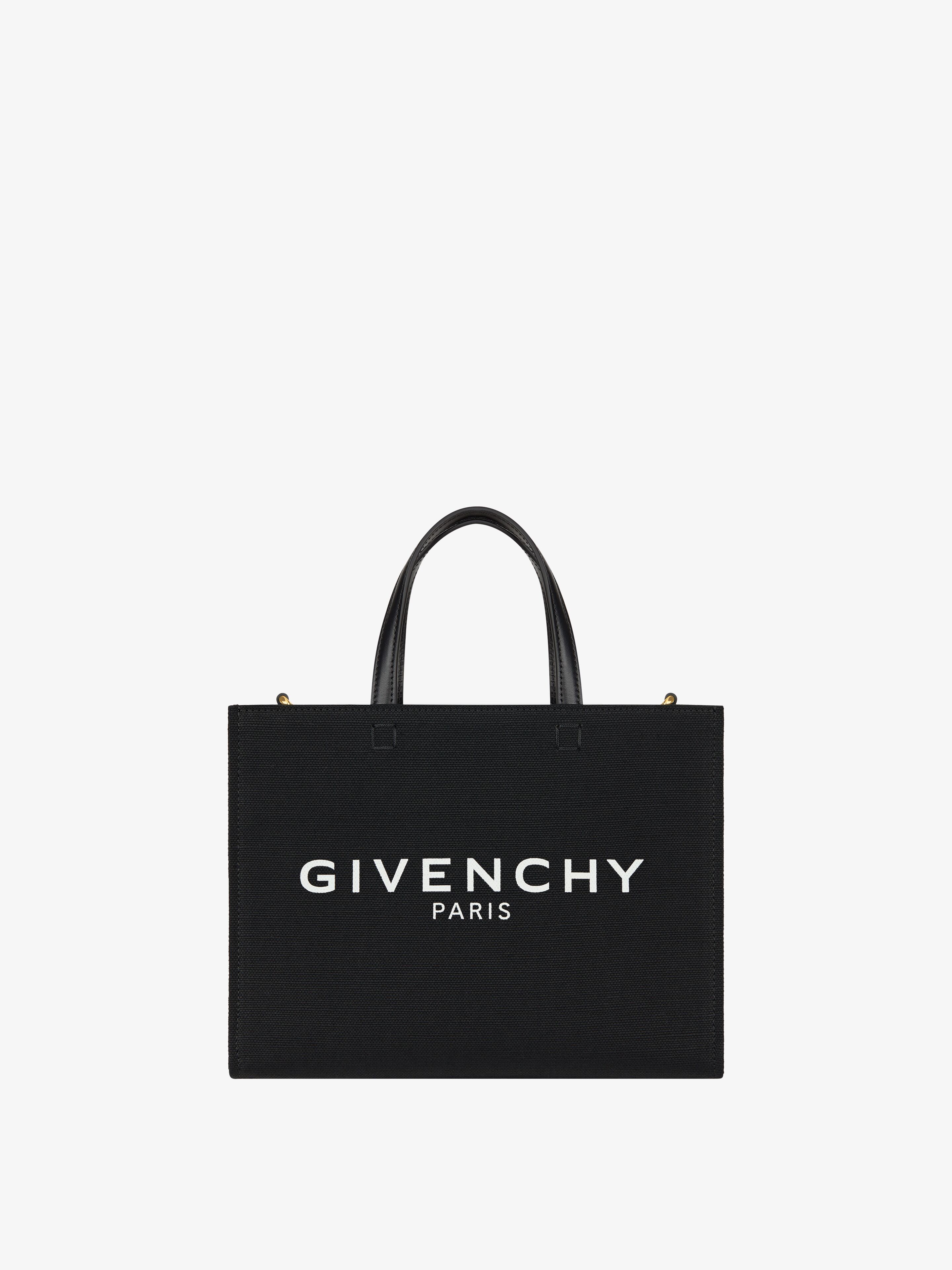 Shop Givenchy Small G-tote Shopping Bag In Canvas In Multicolor
