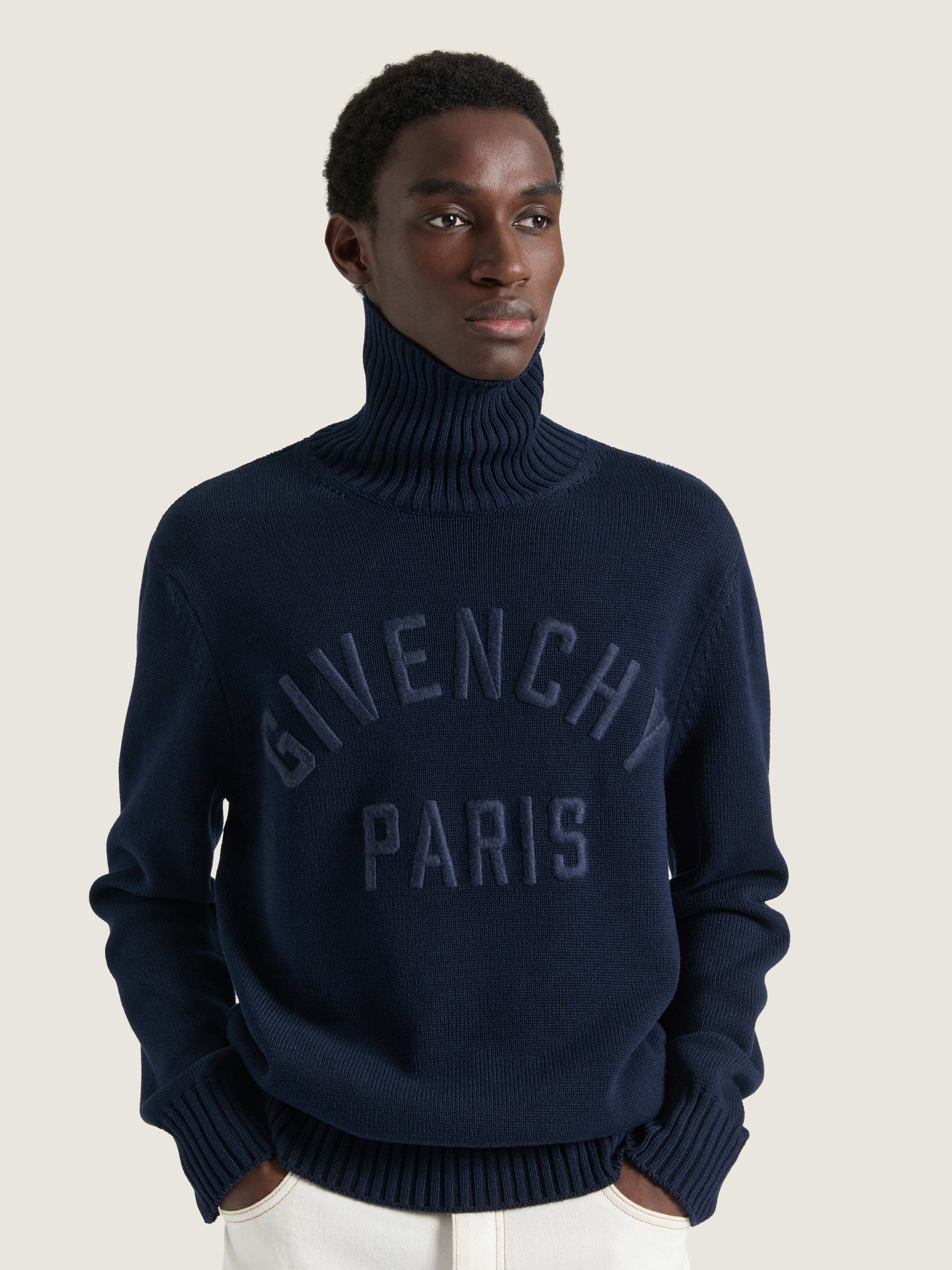 GIVENCHY｜ROUND NECK KNITS (BW90LB4ZAQ 001) Men's Designer Sweaters | GIVENCHY US