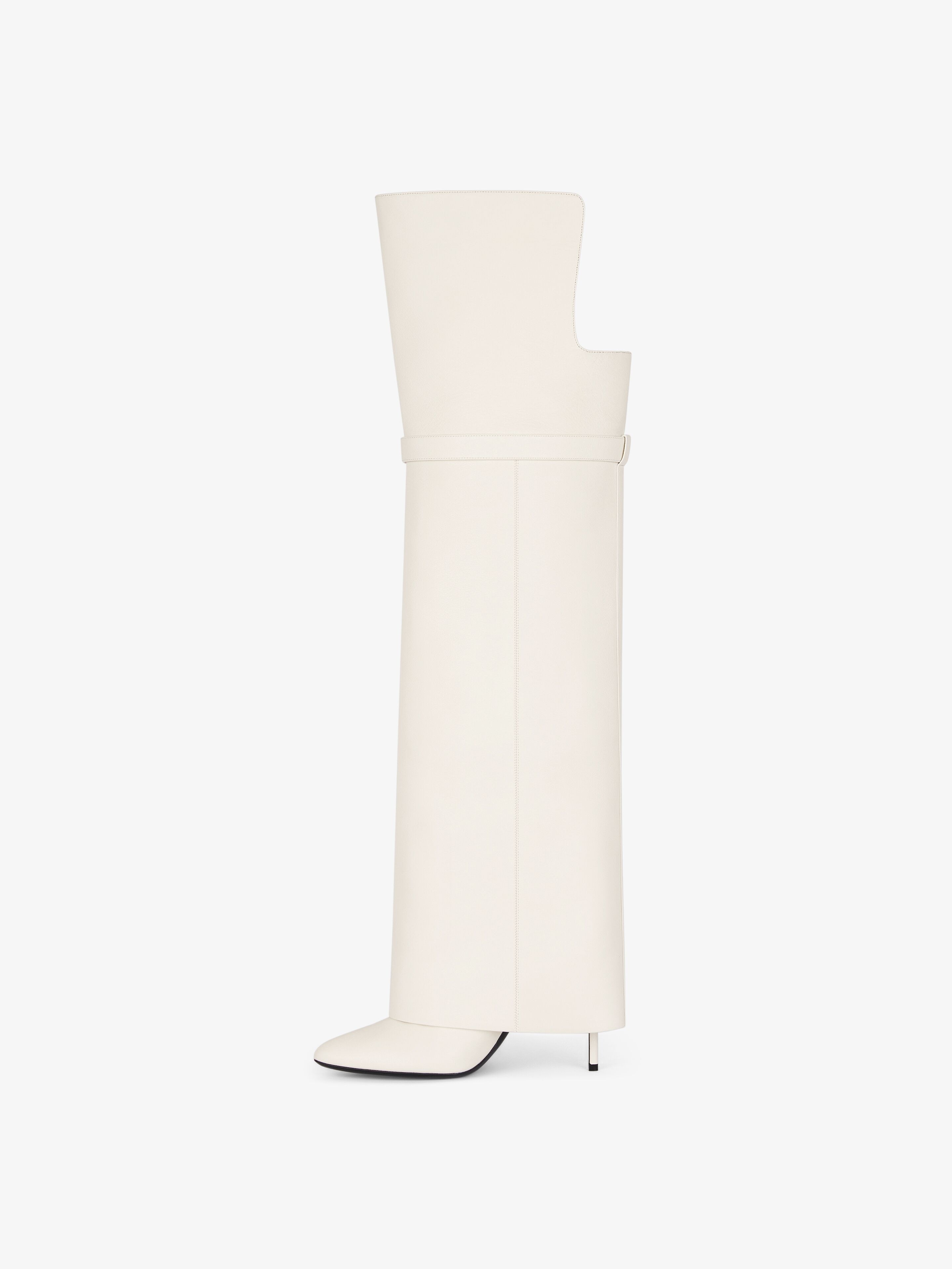 Shark Lock Stiletto over-the-knee boots in nappa | Givenchy Shark Lock Stiletto over-the-knee boots in nappa | Givenchy