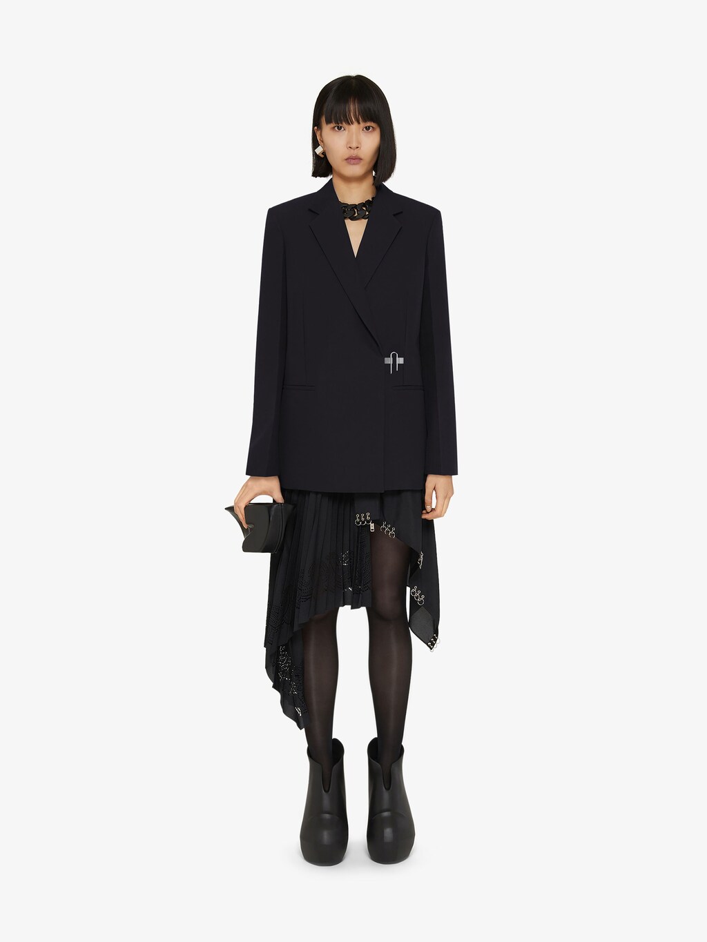 givenchy.com | Jacket in lightweight wool with padlock