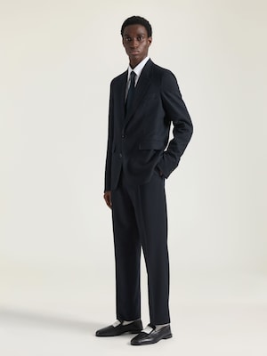 Veste destructurée simple boutonnage en flanelle