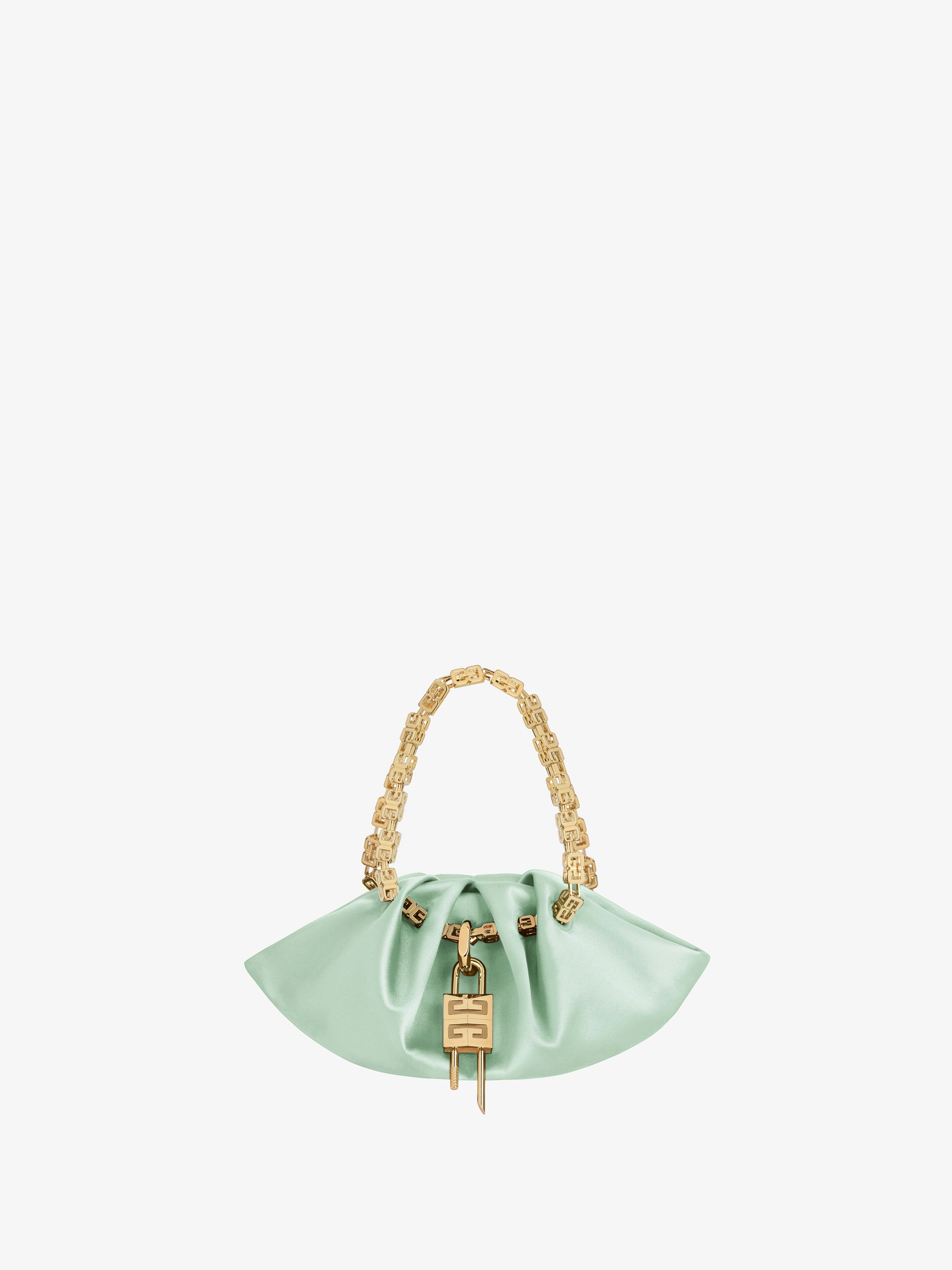 Mini Kenny bag in satin in - celadon - BB50NTB1MJ-356 | Givenchy CN