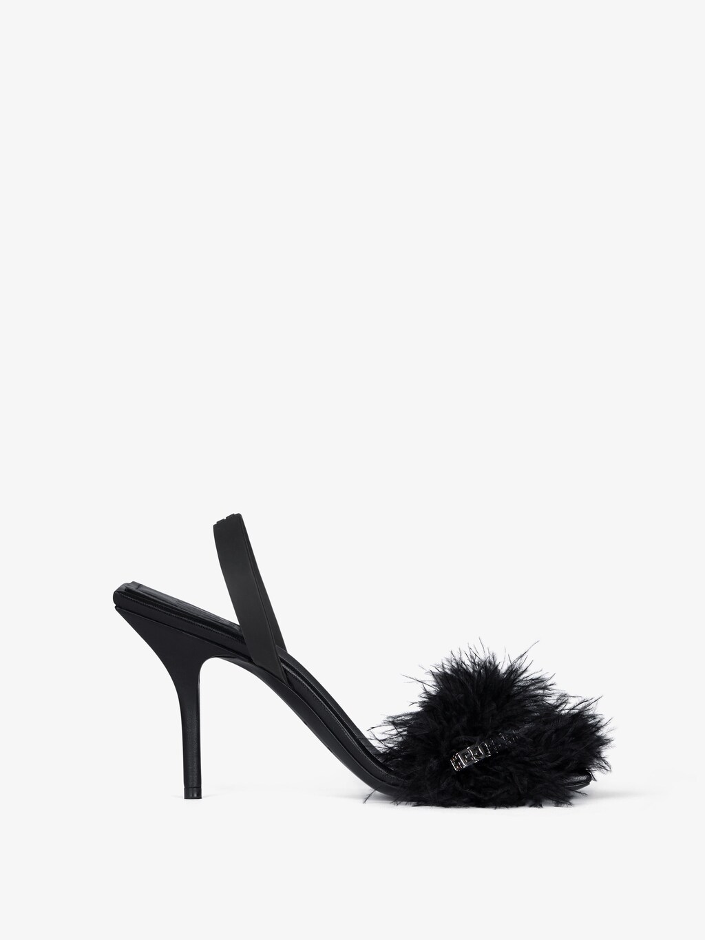 givenchy.com | G Woven sandals in feathers and leather
