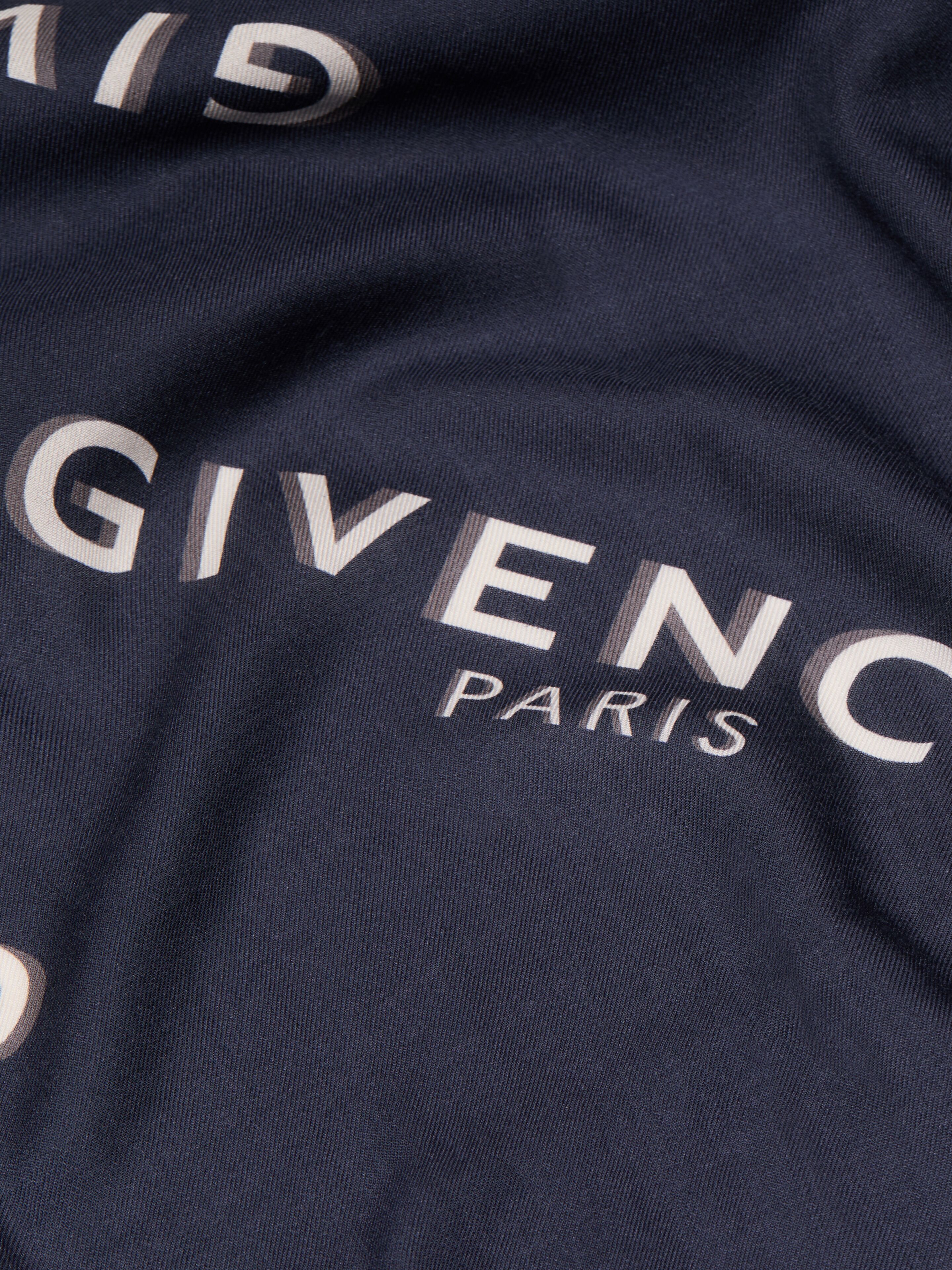 小物 givenchy stole GIVENCHY Shadow stole in wool and silk | Givenchy US | Givenchy
