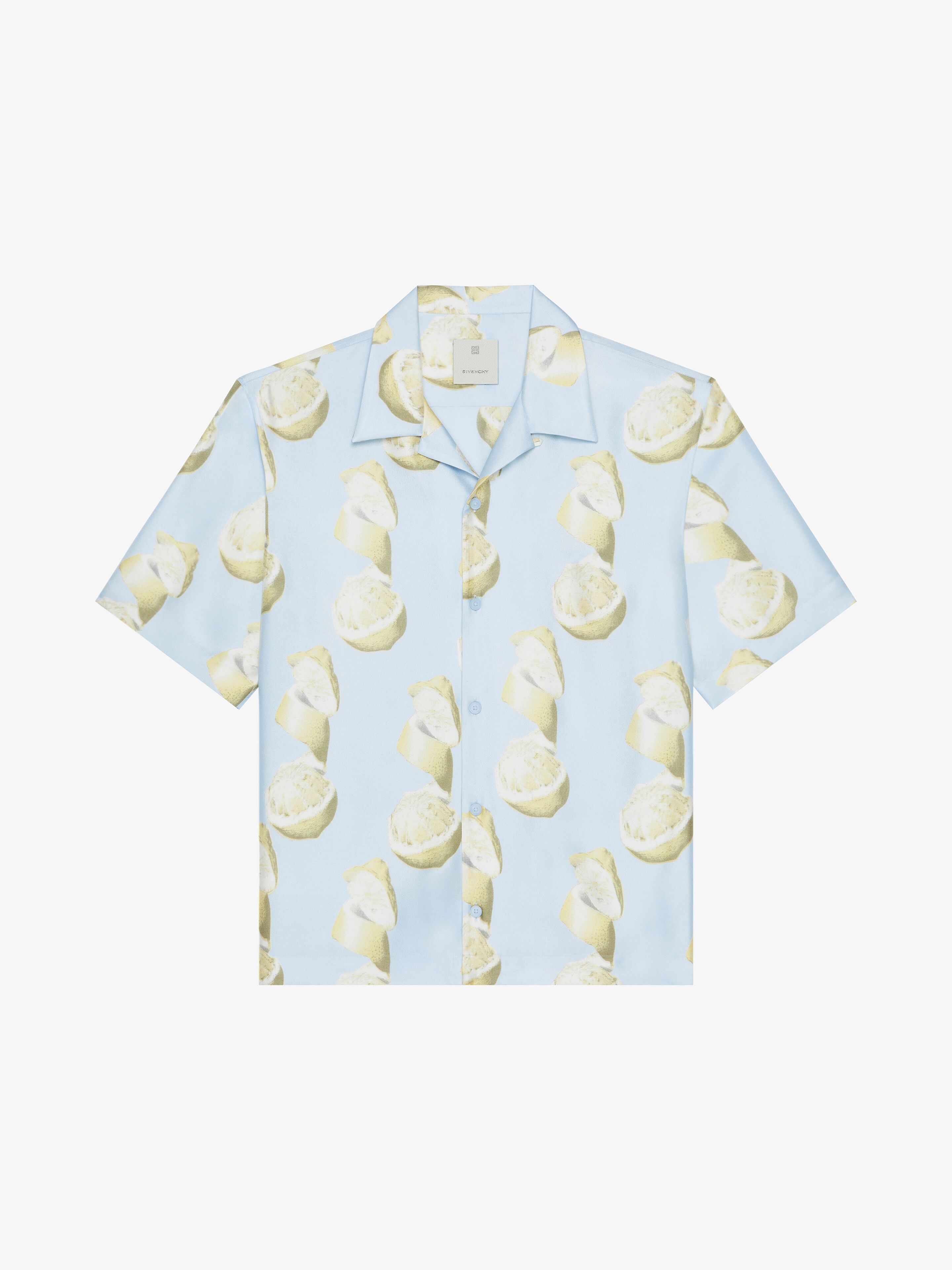 Shop Givenchy Printed Shirt In Silk