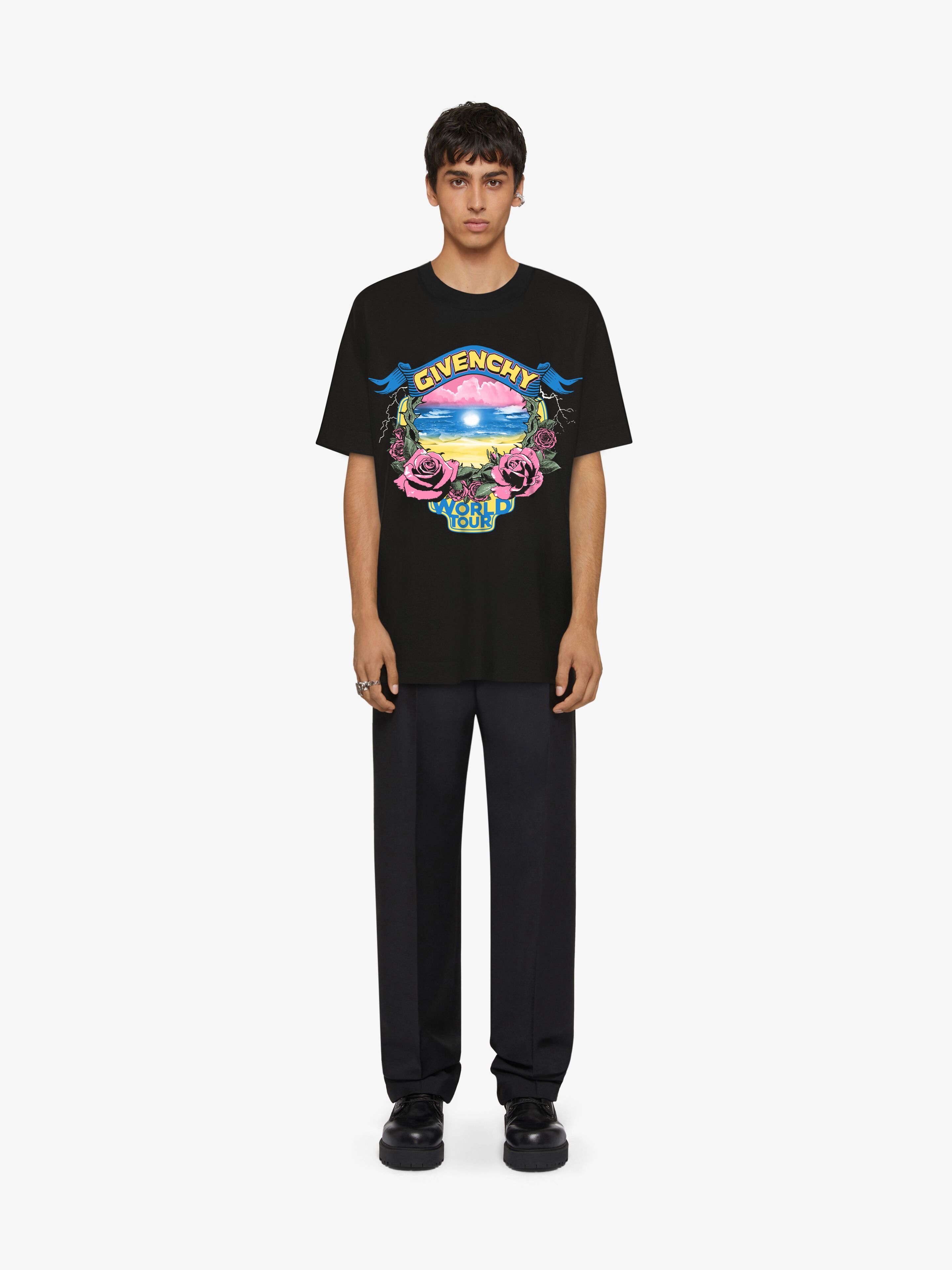 GIVENCHY BOXY FIT LOGO CAMP SHIRT – TheLuxeLend
