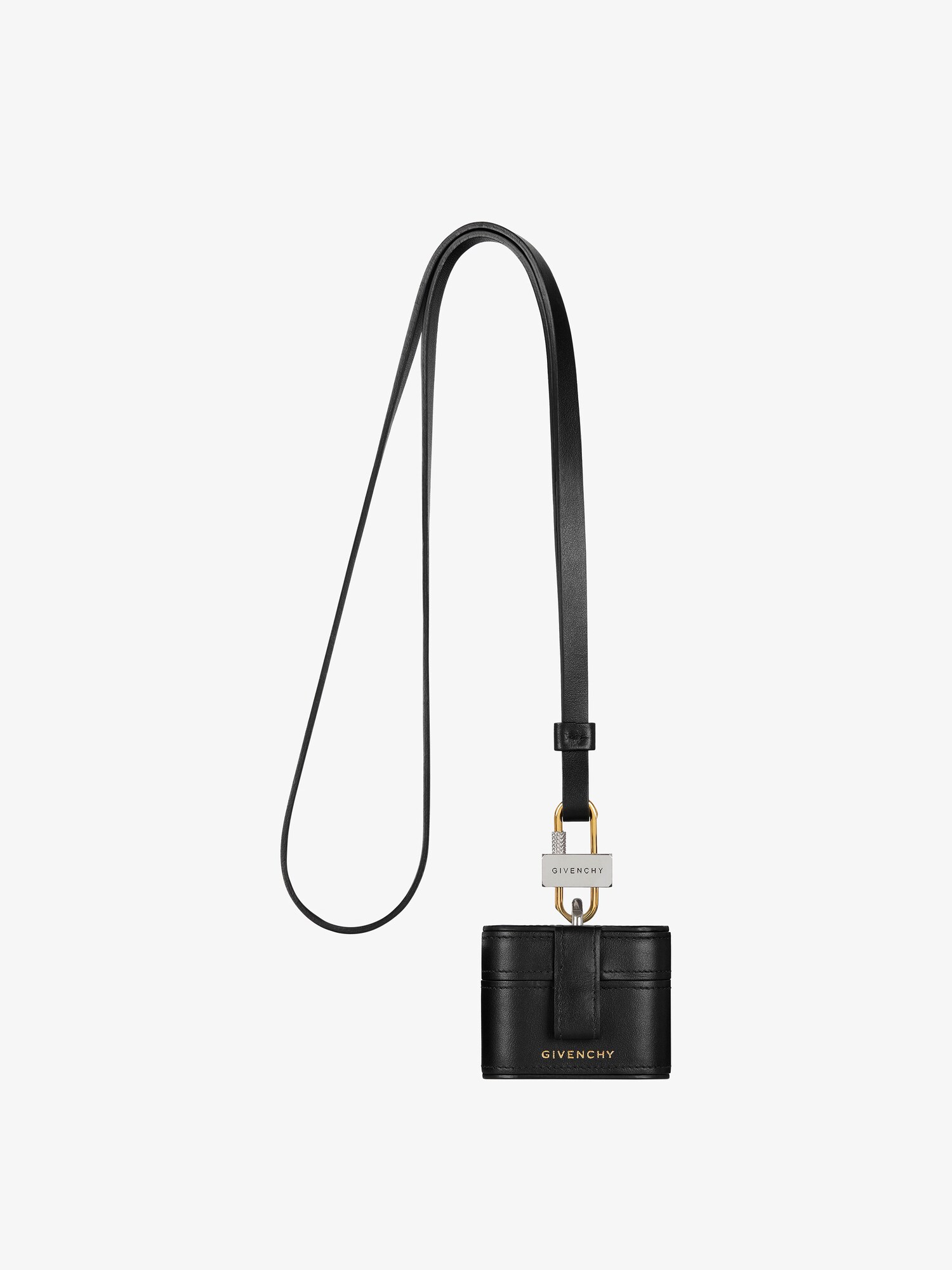 GIVENCHY AirPods Pro holder case in leather in - black | Givenchy US