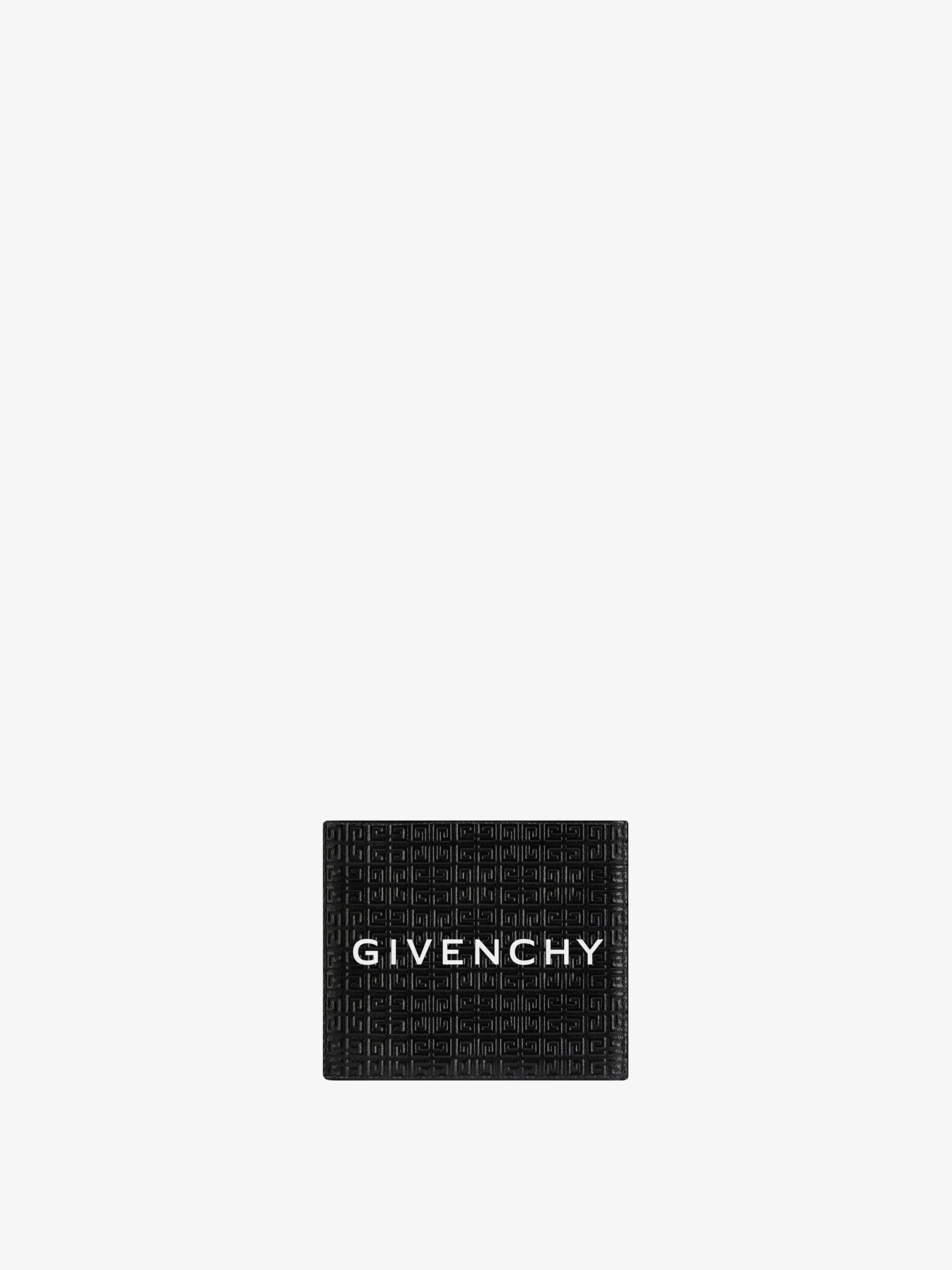 ブランドロゴ ウォレット 4Gマイクロレザー - ブラック | GIVENCHY JP