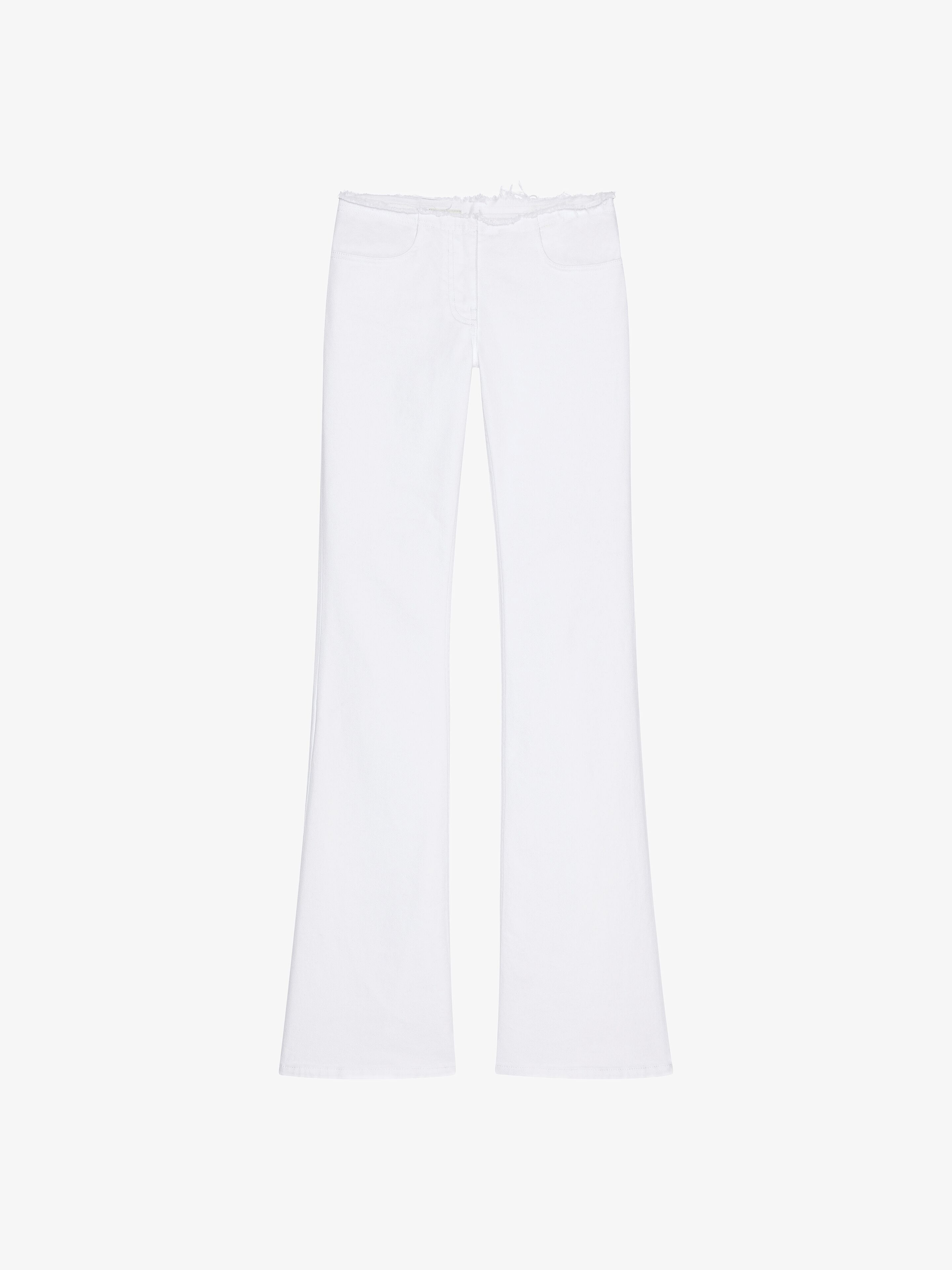 Givenchy - Slim Fit Jeans In Denim - White - Women - Size: 30