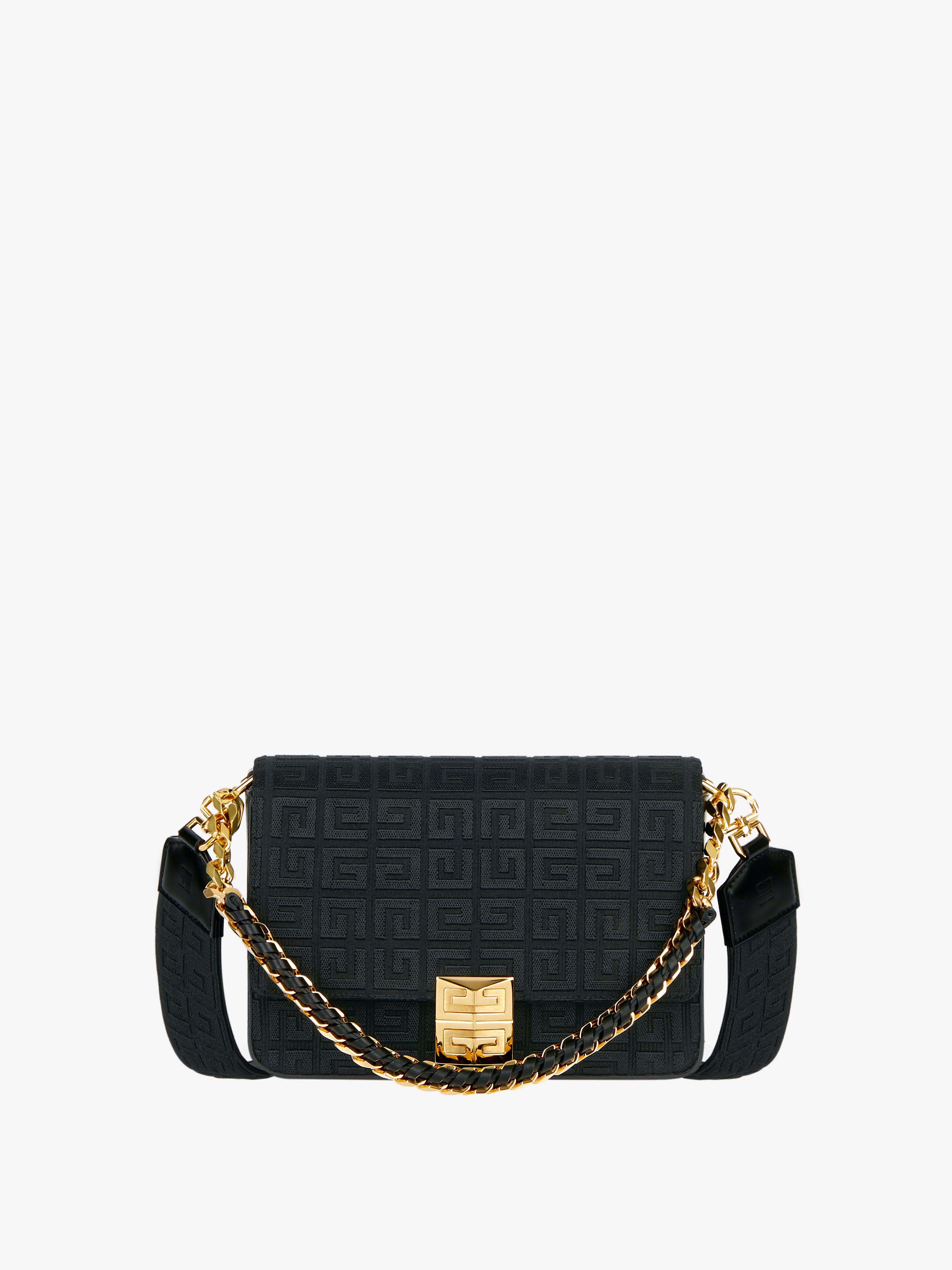 Medium 4G bag in 4G embroidery with chain | Givenchy CA | Givenchy