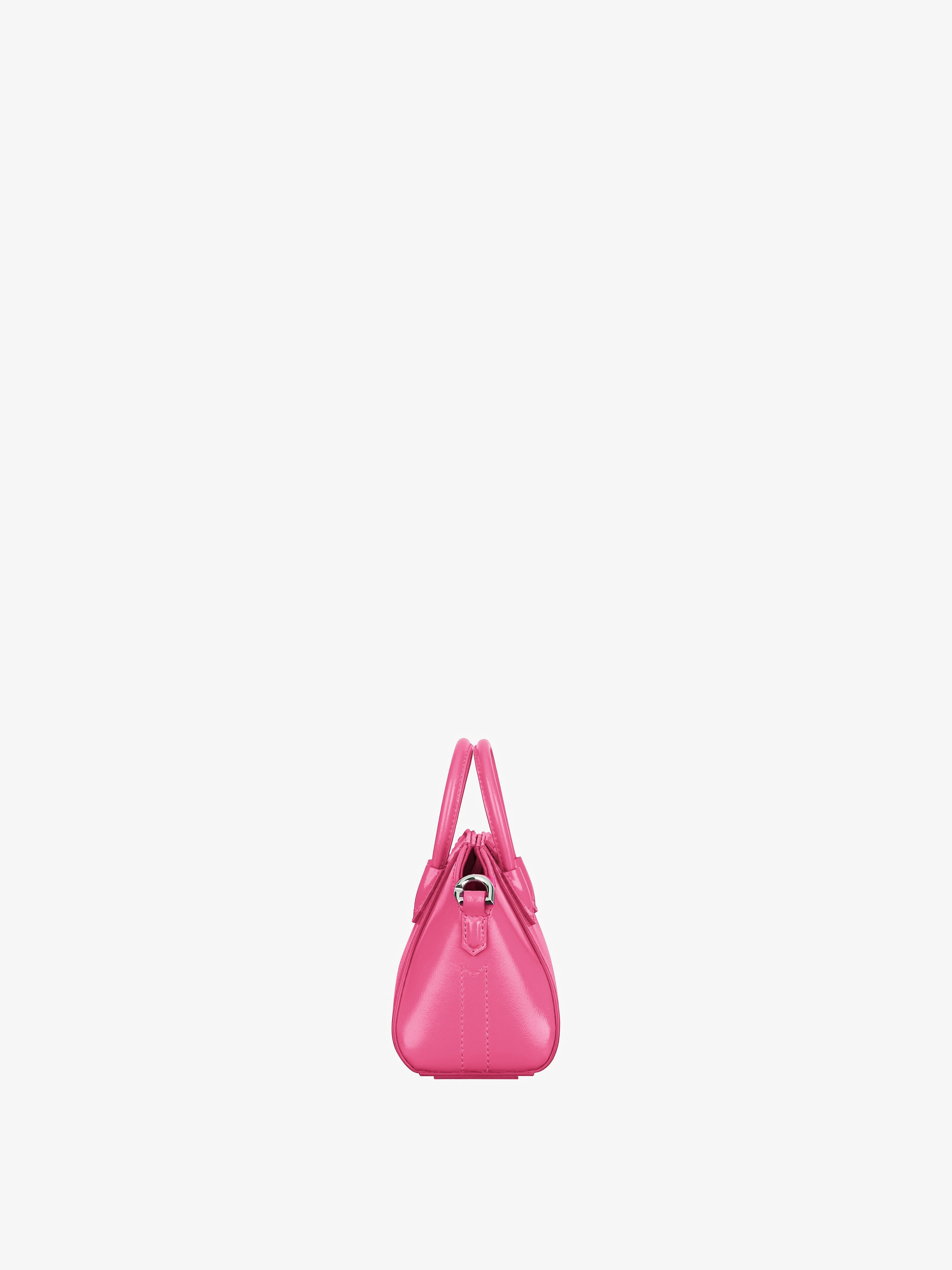 Micro Antigona bag in Box leather in - neon pink | Givenchy US
