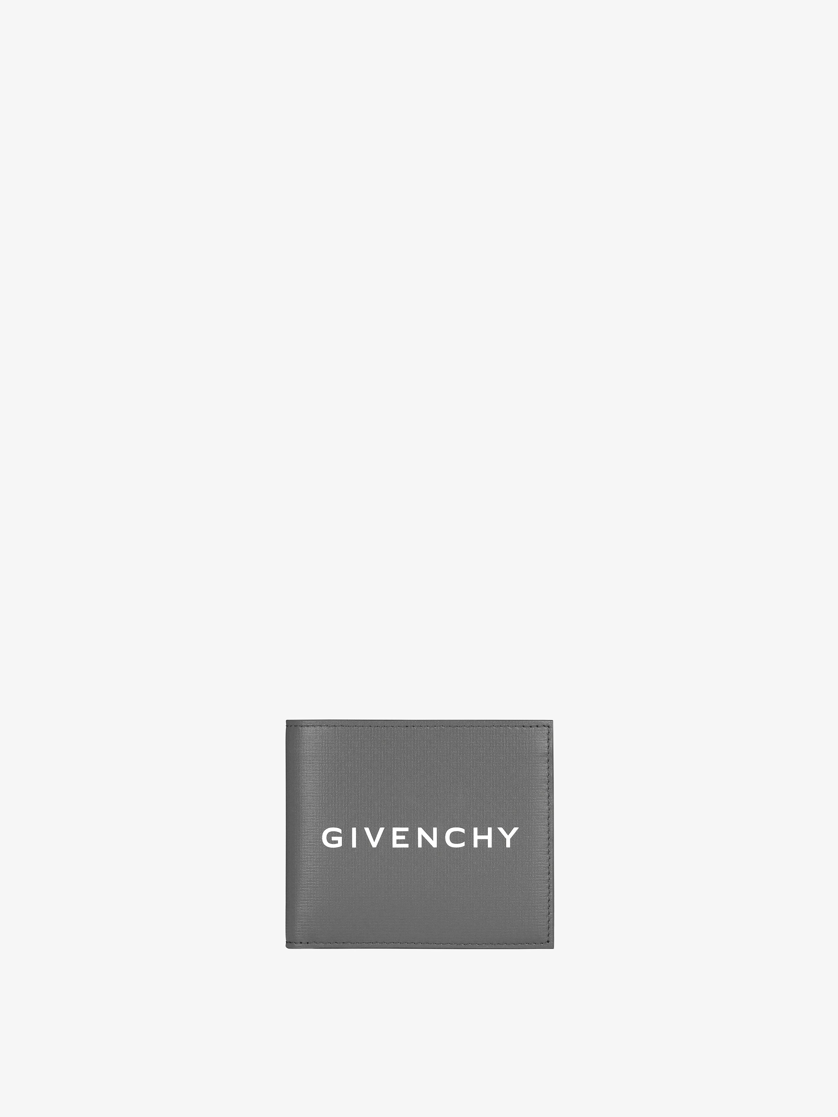Givenchy Wallet In 4g Leather In Grey