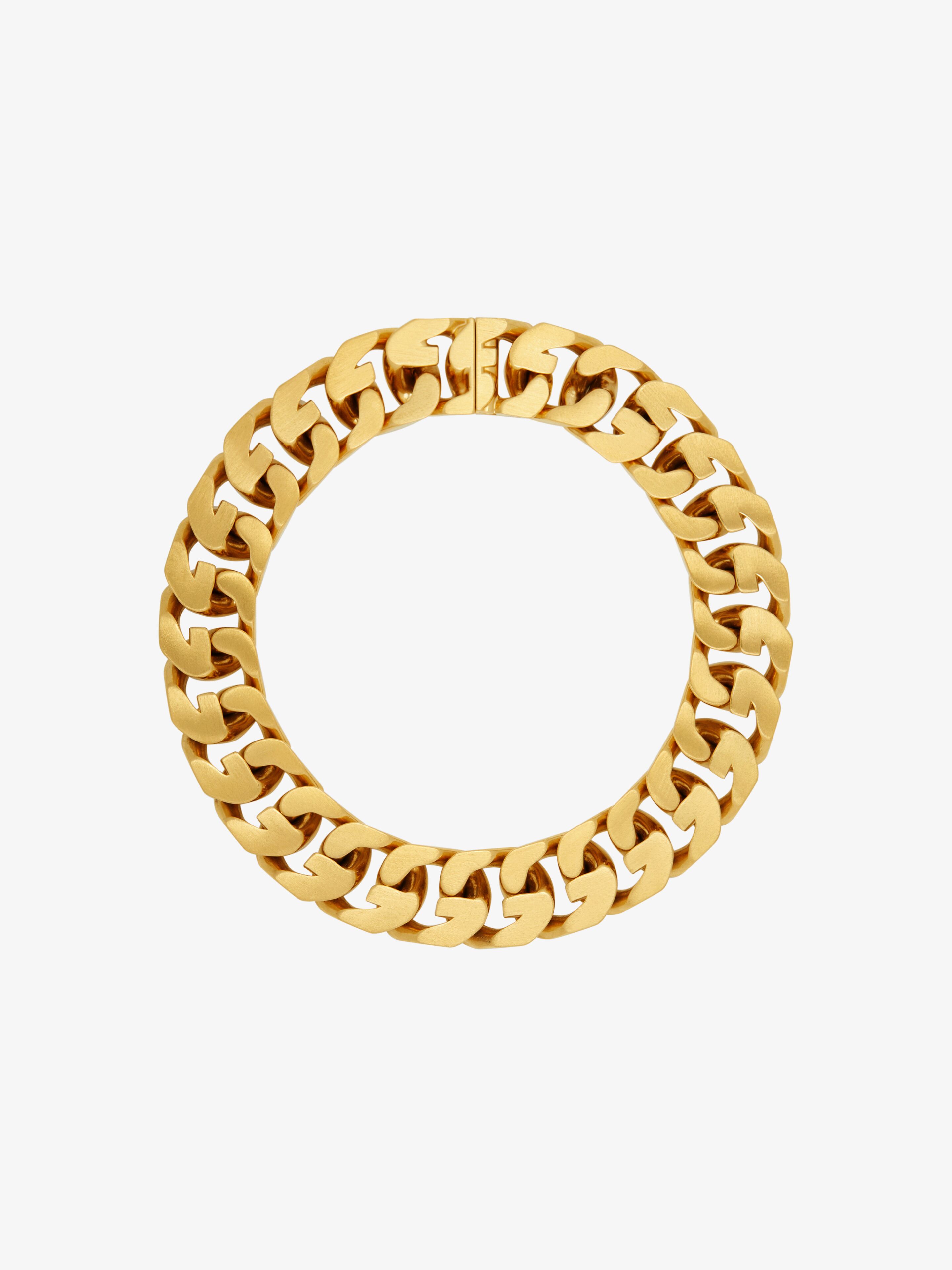 Shop Givenchy Collier G Chain Medium En Métal In Golden Yellow