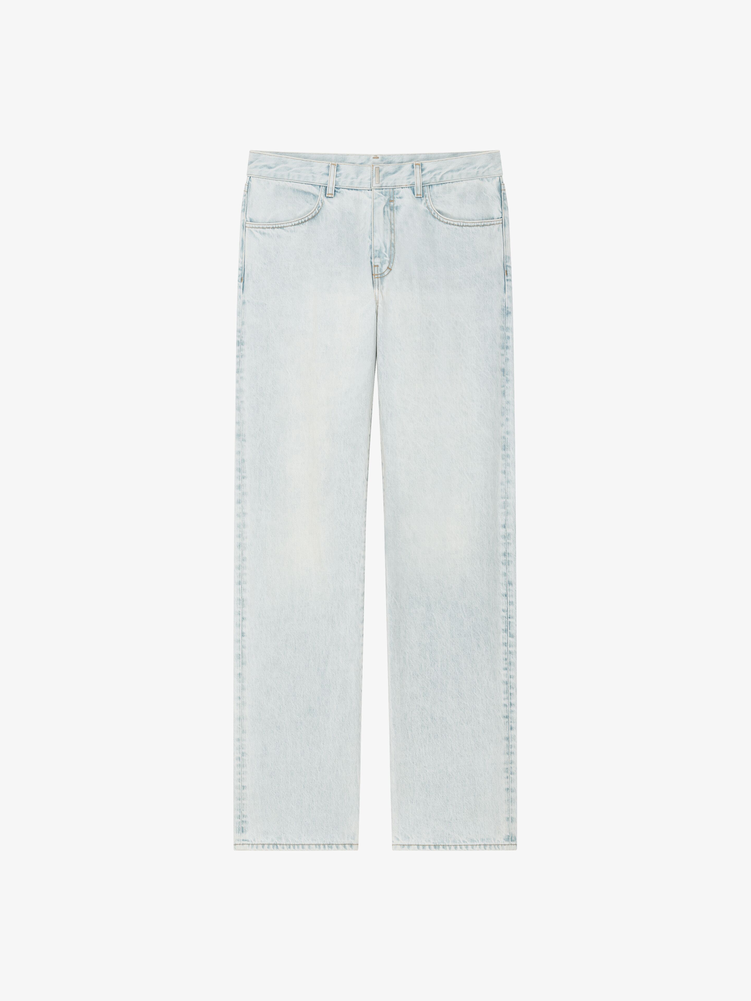 Shop Givenchy Jeans In Denim In Pale Blue