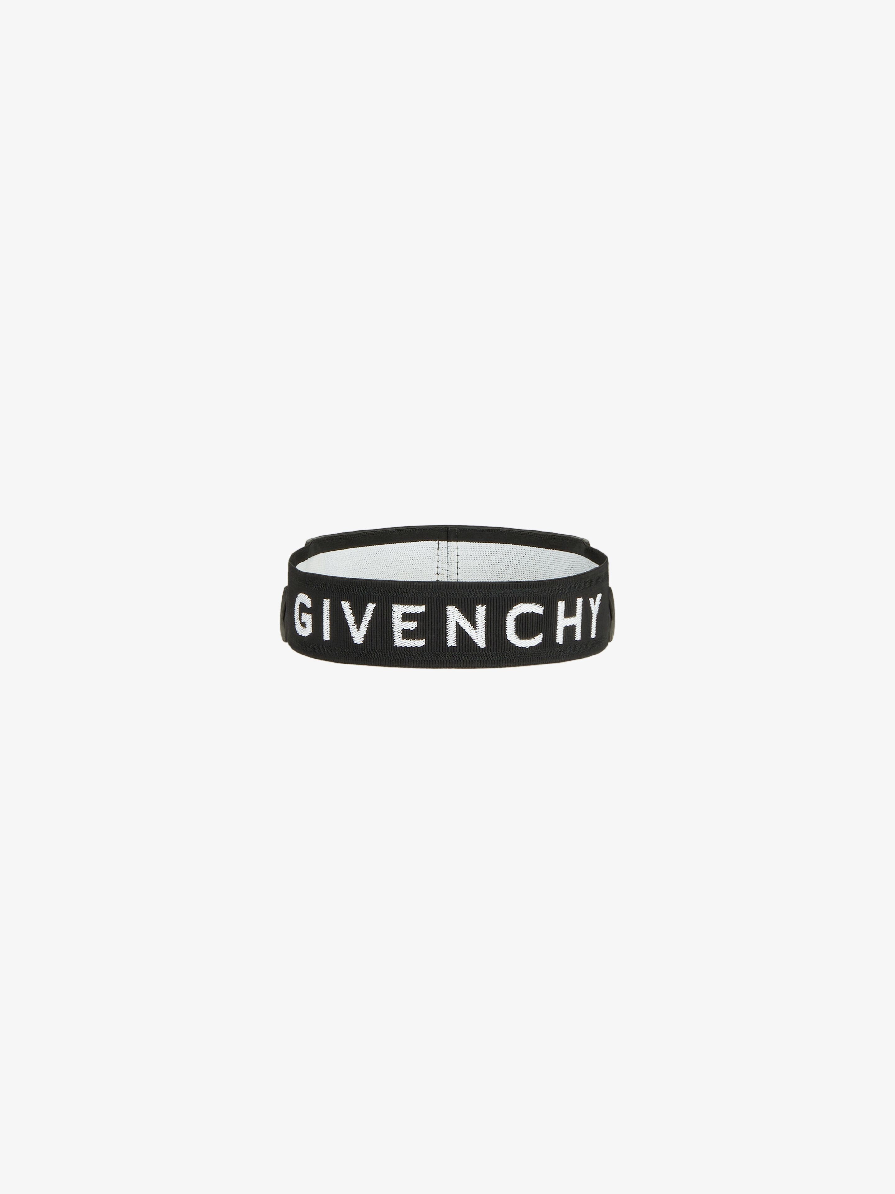 ブランドロゴ ラバーバイザー - ブラック | GIVENCHY JP