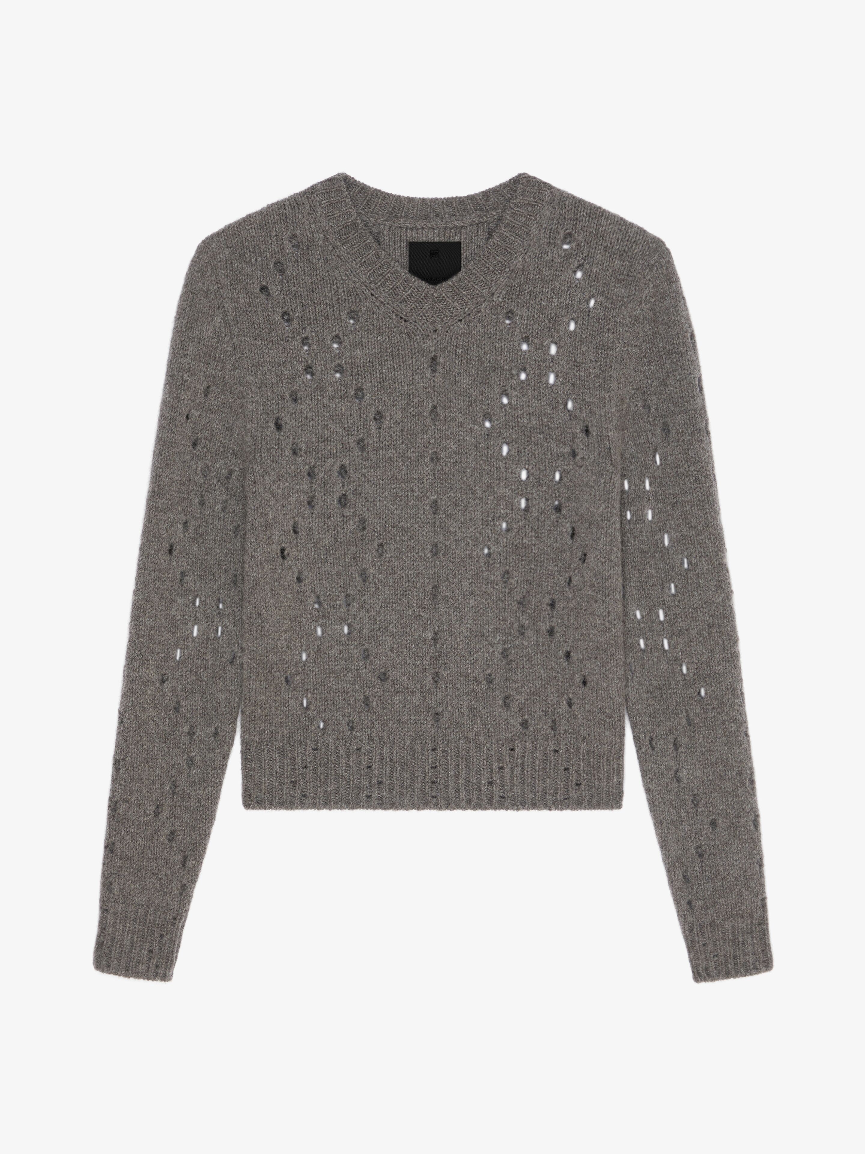 Givenchy - Pull En Laine - Gris - pour Homme - Taille : L