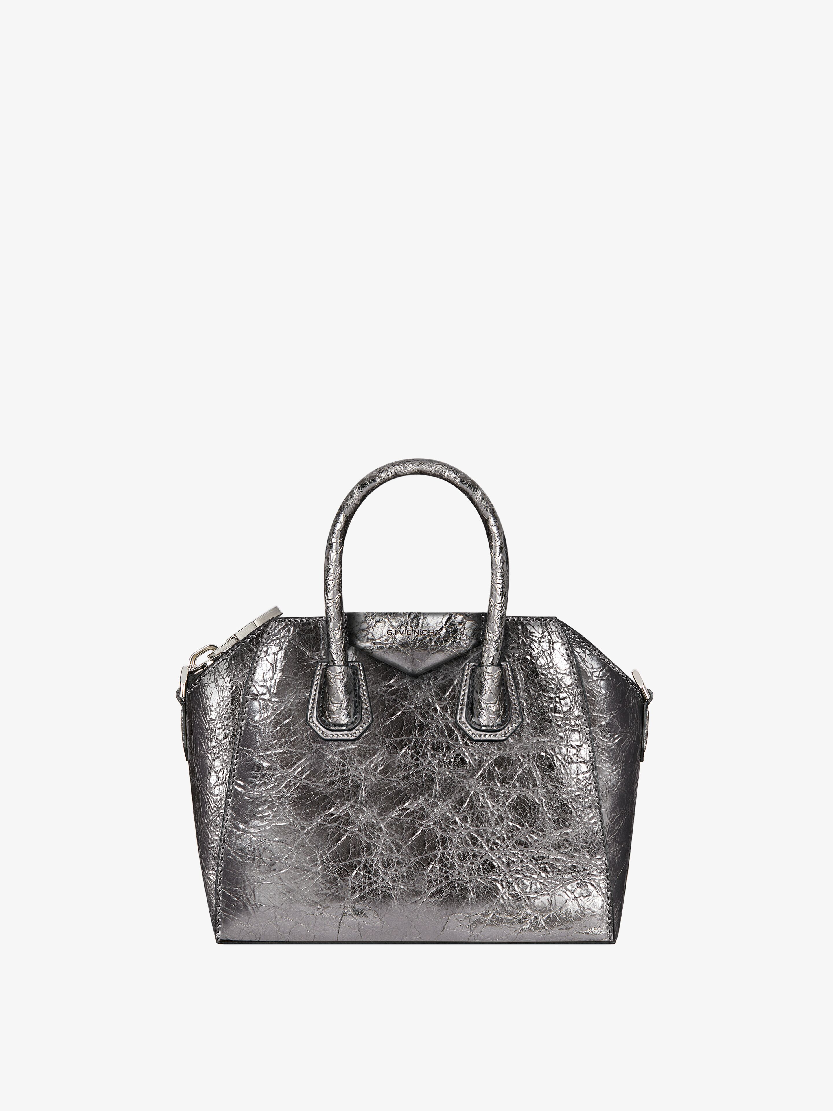 Givenchy Women's Mini Antigona Bag In Laminated Leather In Multicolor