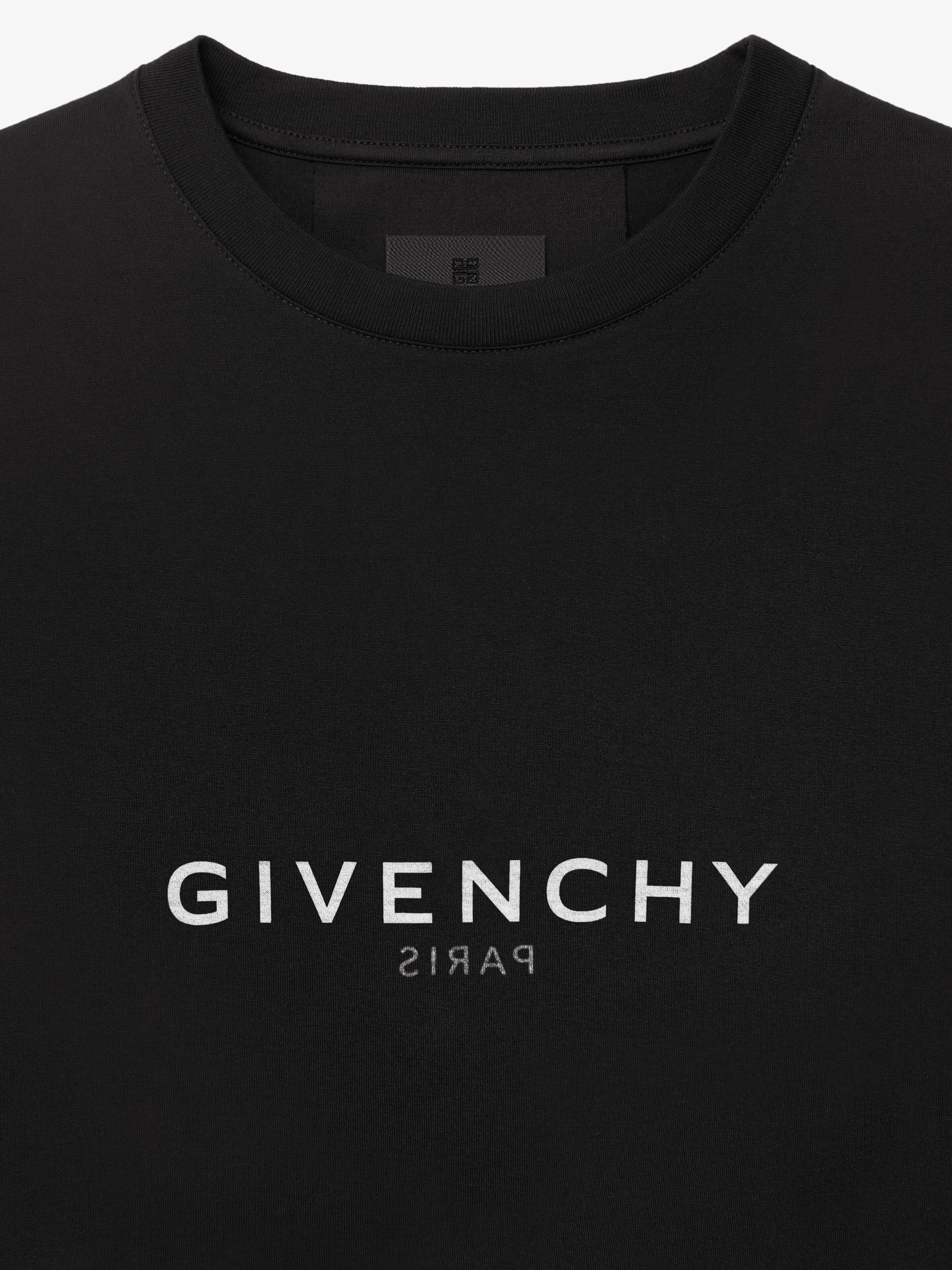 GIVENCHYリバース オーバーサイズTシャツ - ブラック | GIVENCHY JP