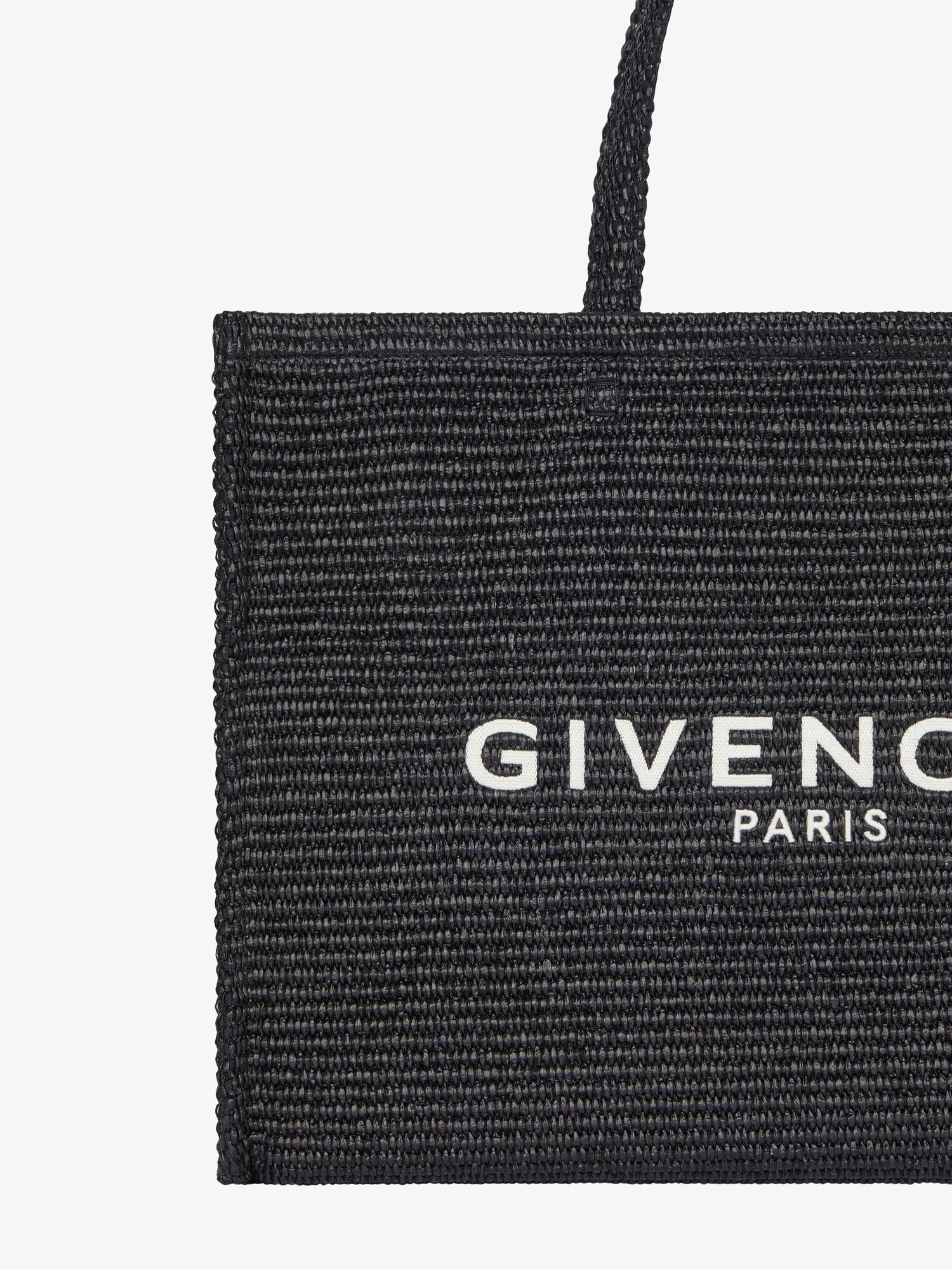 Gトート ミディアム ラフィア - ブラック | GIVENCHY JP