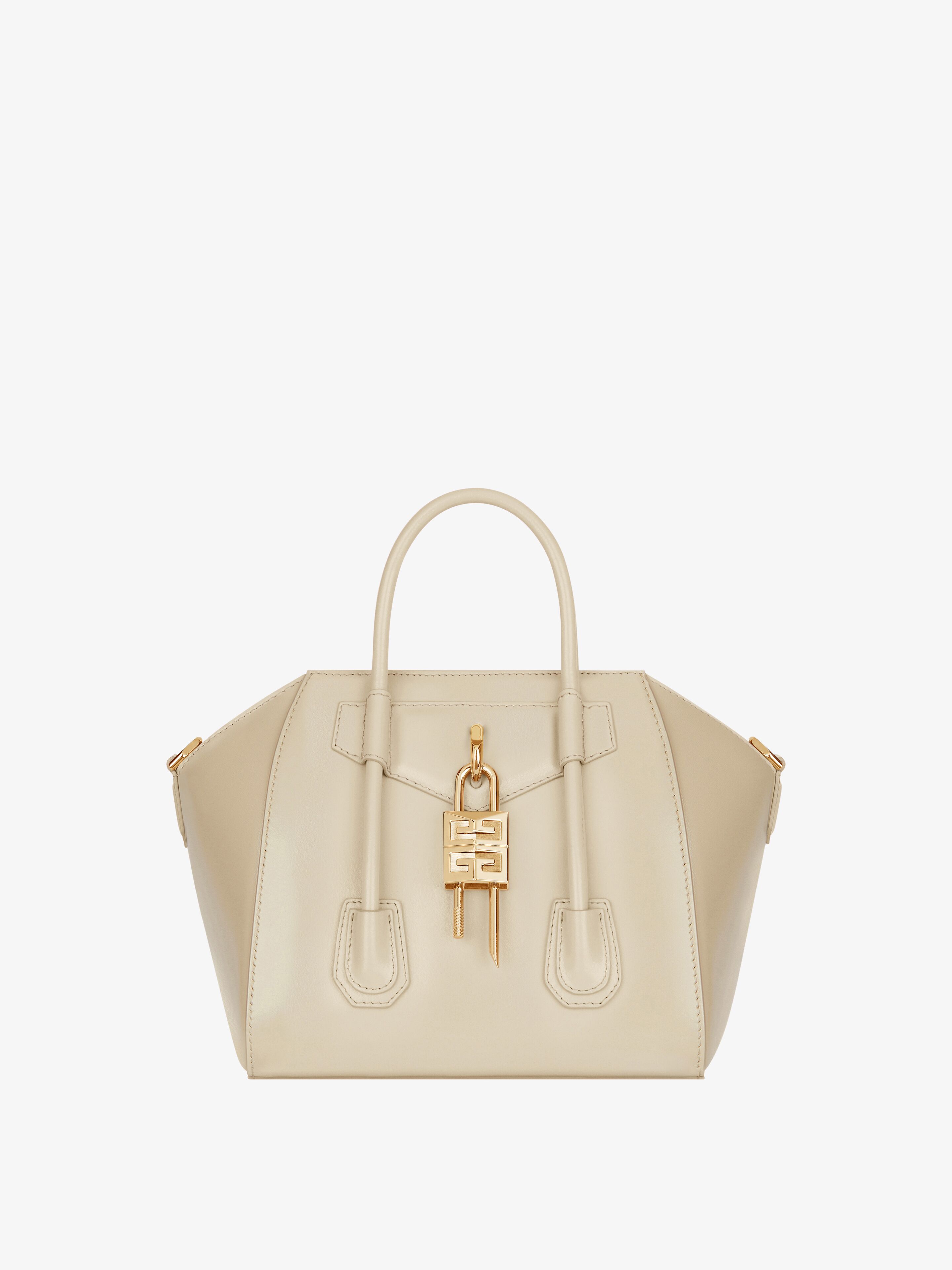 Givenchy - Sac Antigona Lock Mini En Cuir Box - pour Femme