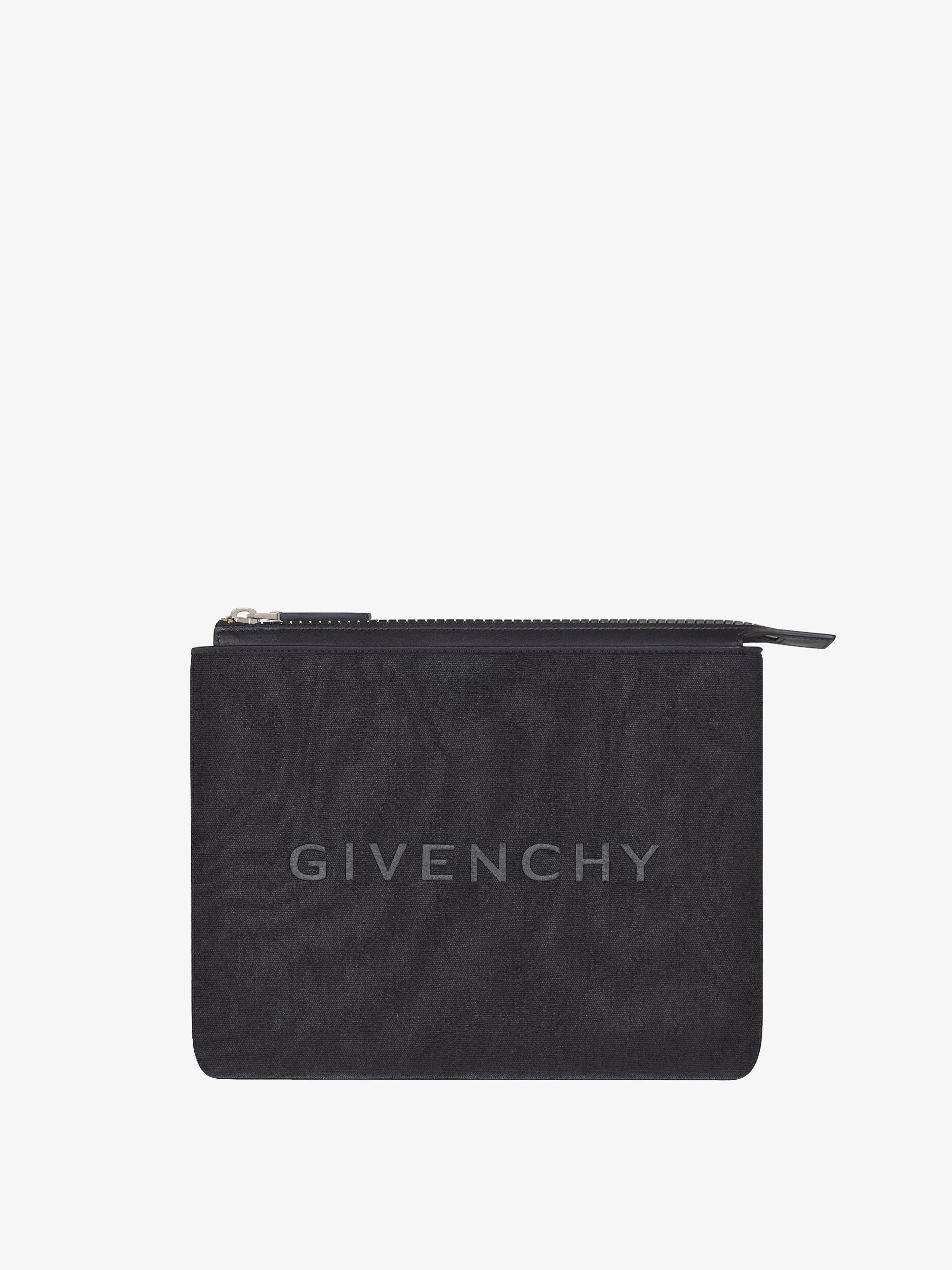 Shop Givenchy Travel Pouch In Canvas In Multicolor