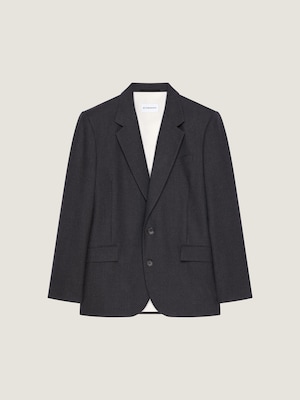 Veste simple boutonnage en flanelle