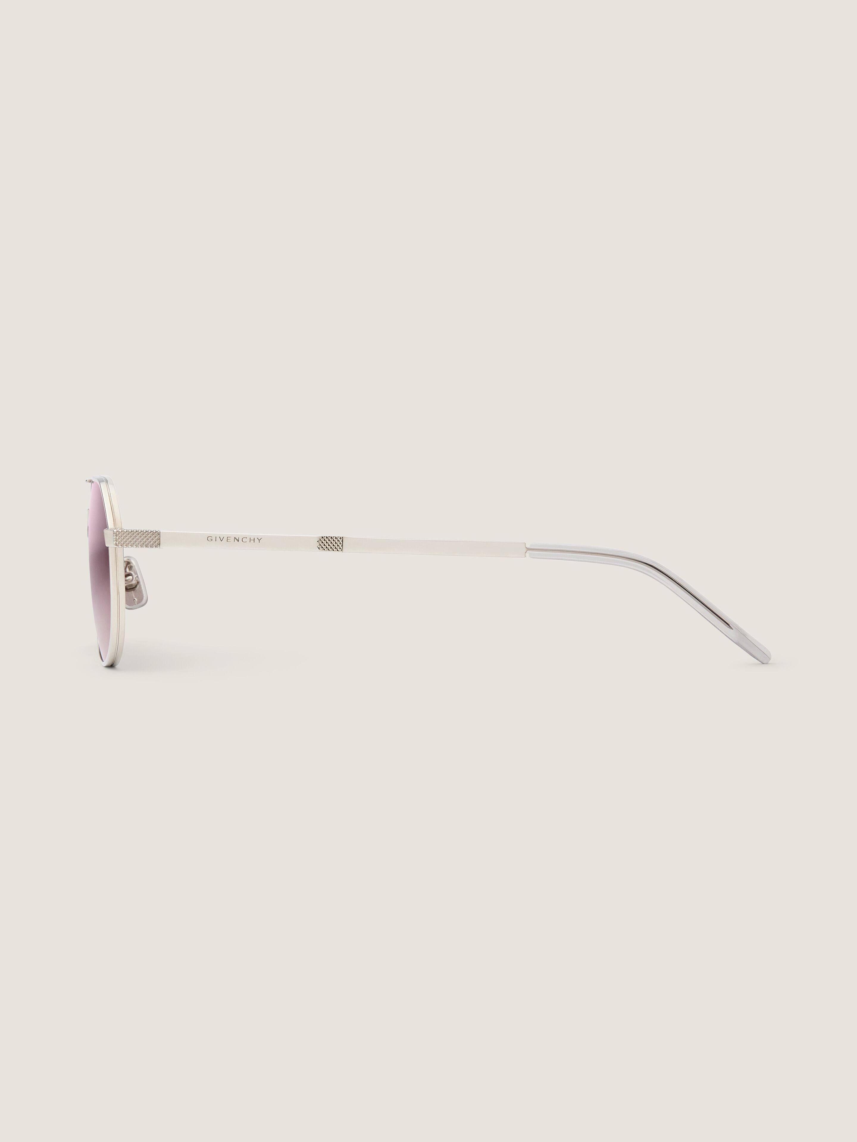 GV One sunglasses in metal in - palladium | Givenchy US