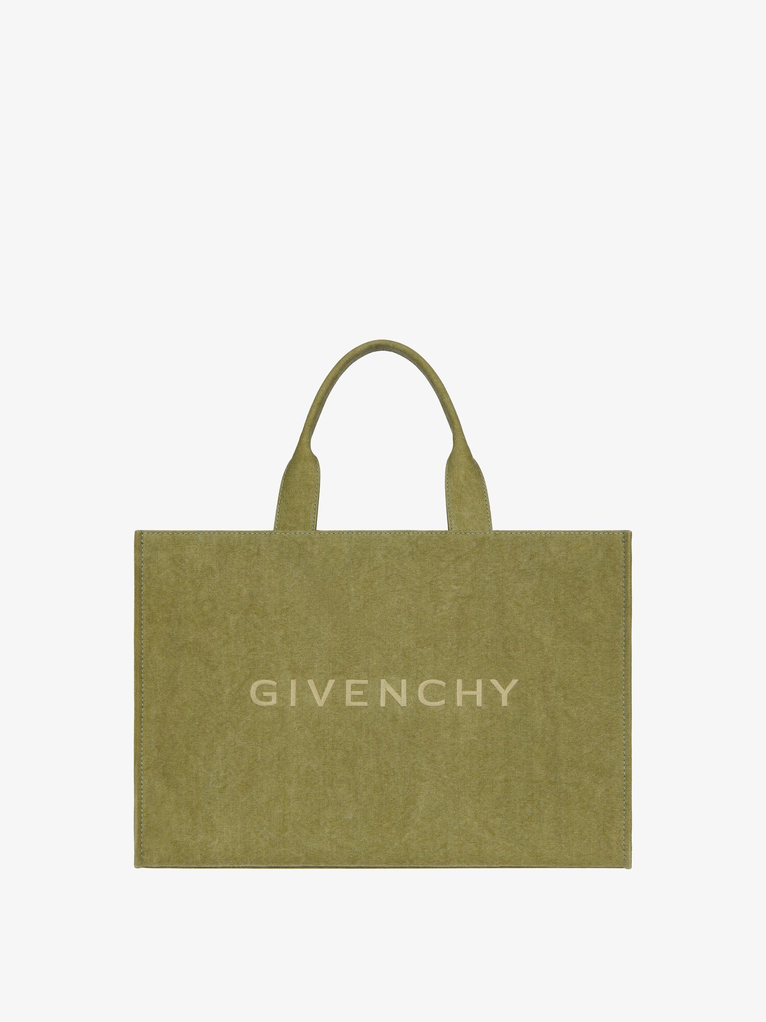 ブランドロゴ トートバッグ キャンバス - カーキ | GIVENCHY JP