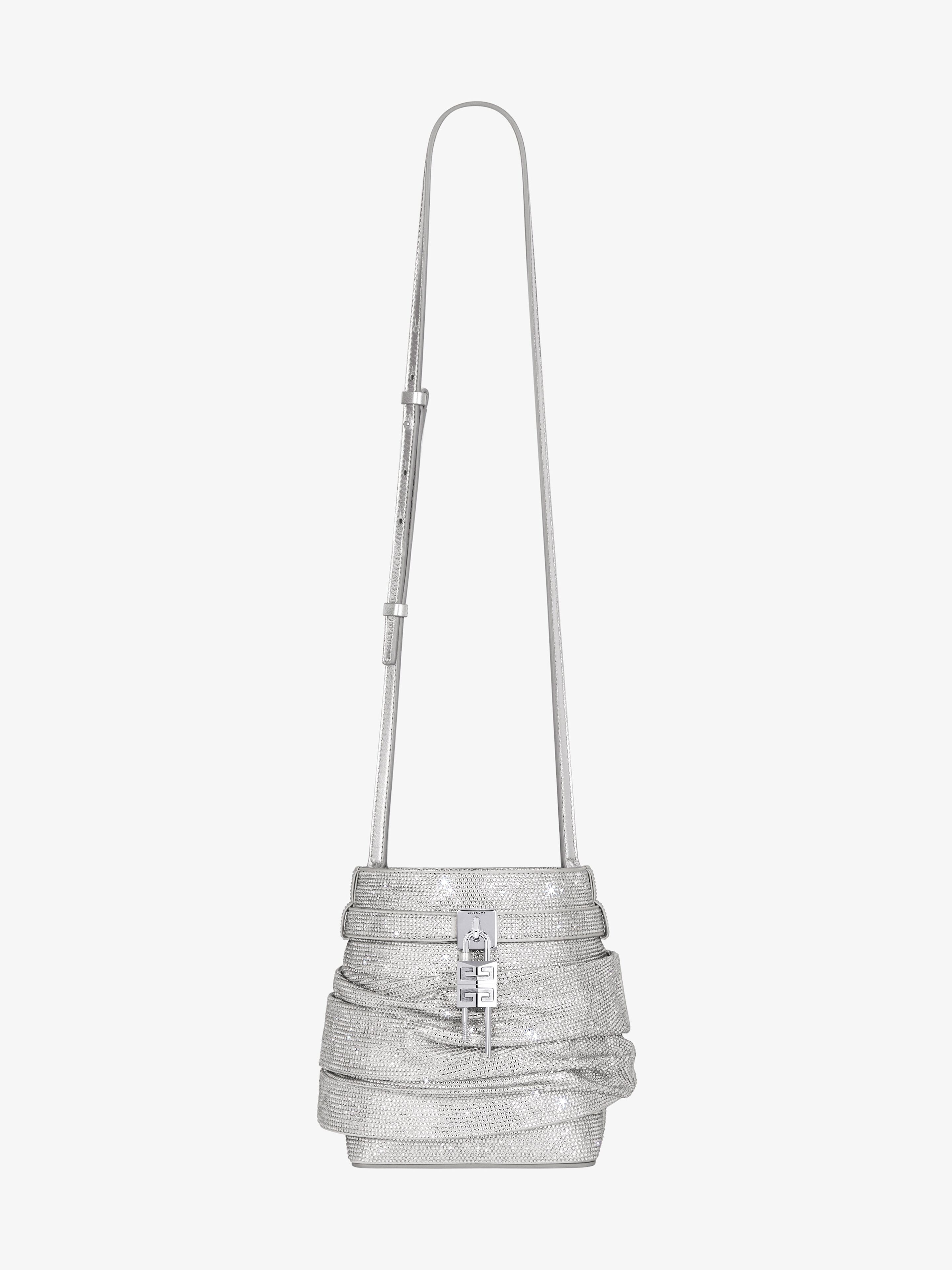 ショルダーバッグ・ポシェット GIVENCHY BUCKET BAG (BB510FB264 001) Givenchy Leather Infinity Chain Bucket Bag Black