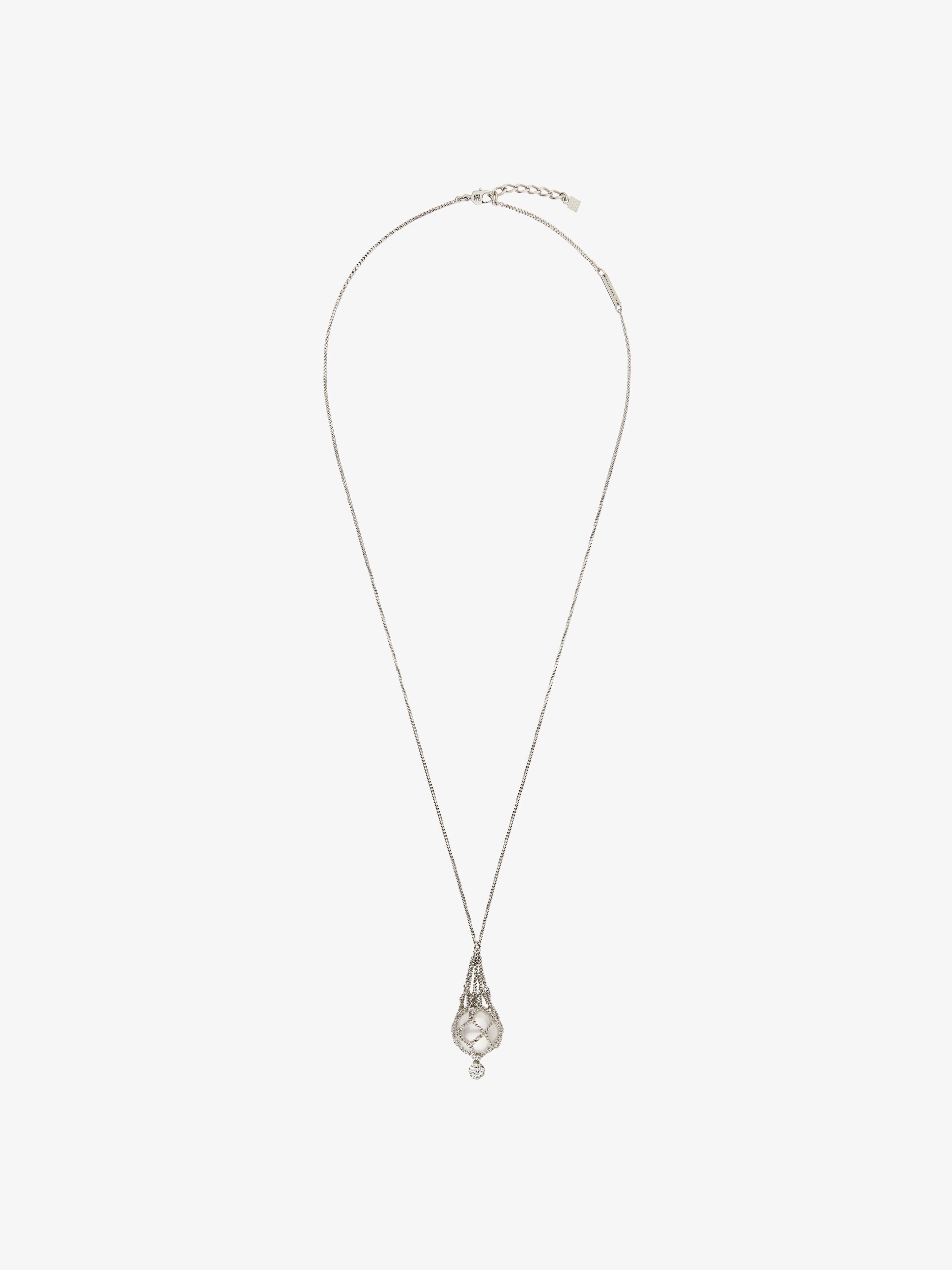 Givenchy - Collier Pearling En Métal Avec Perles Et Cristaux - pour Femme