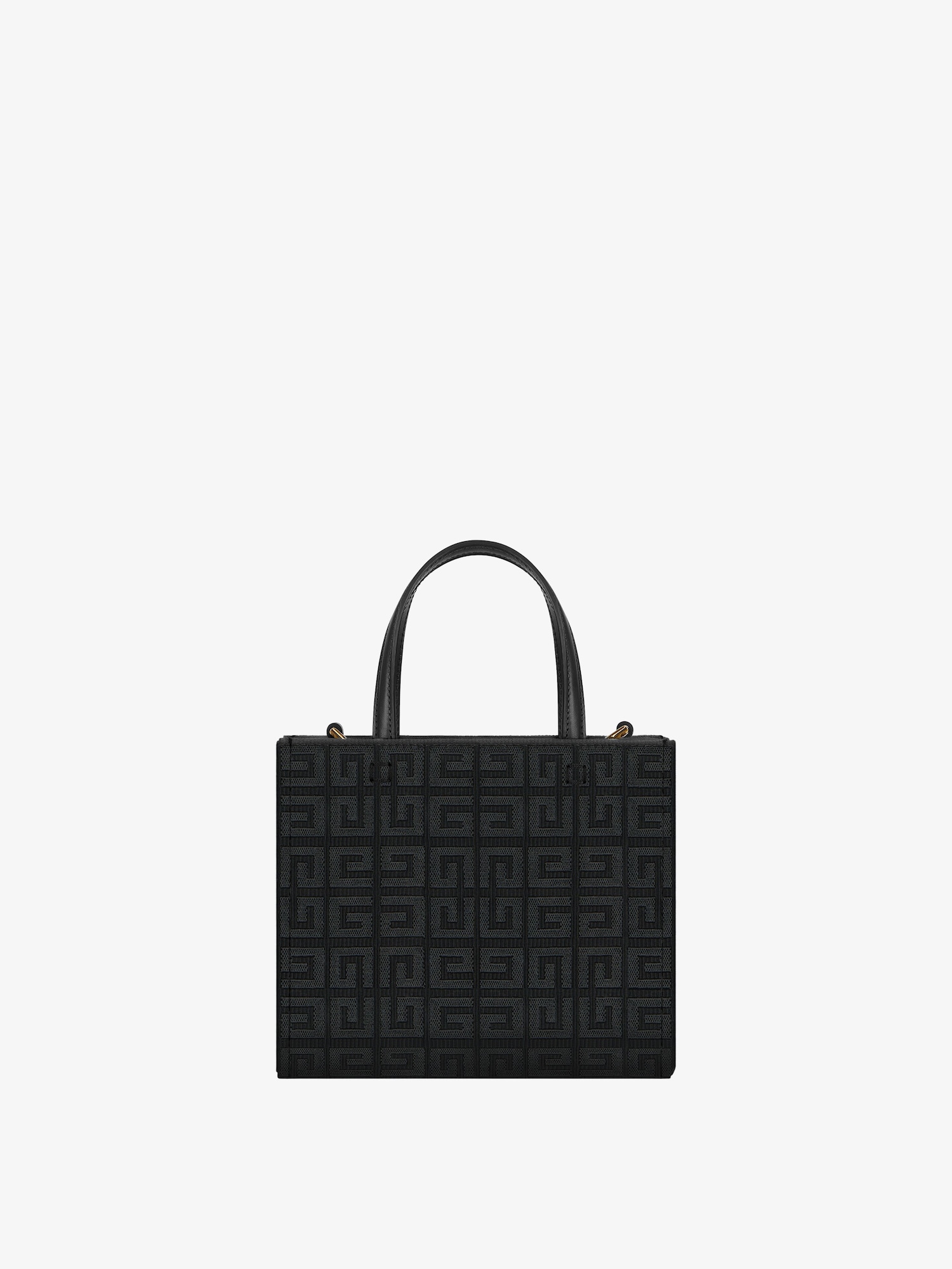 Mini GTote shopping bag in 4G embroidery black Givenchy US