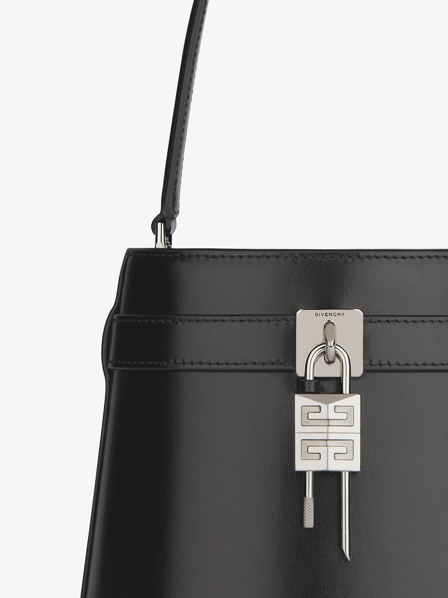 シャークロック バケットバッグ ボックスレザー - ブラック | GIVENCHY JP 