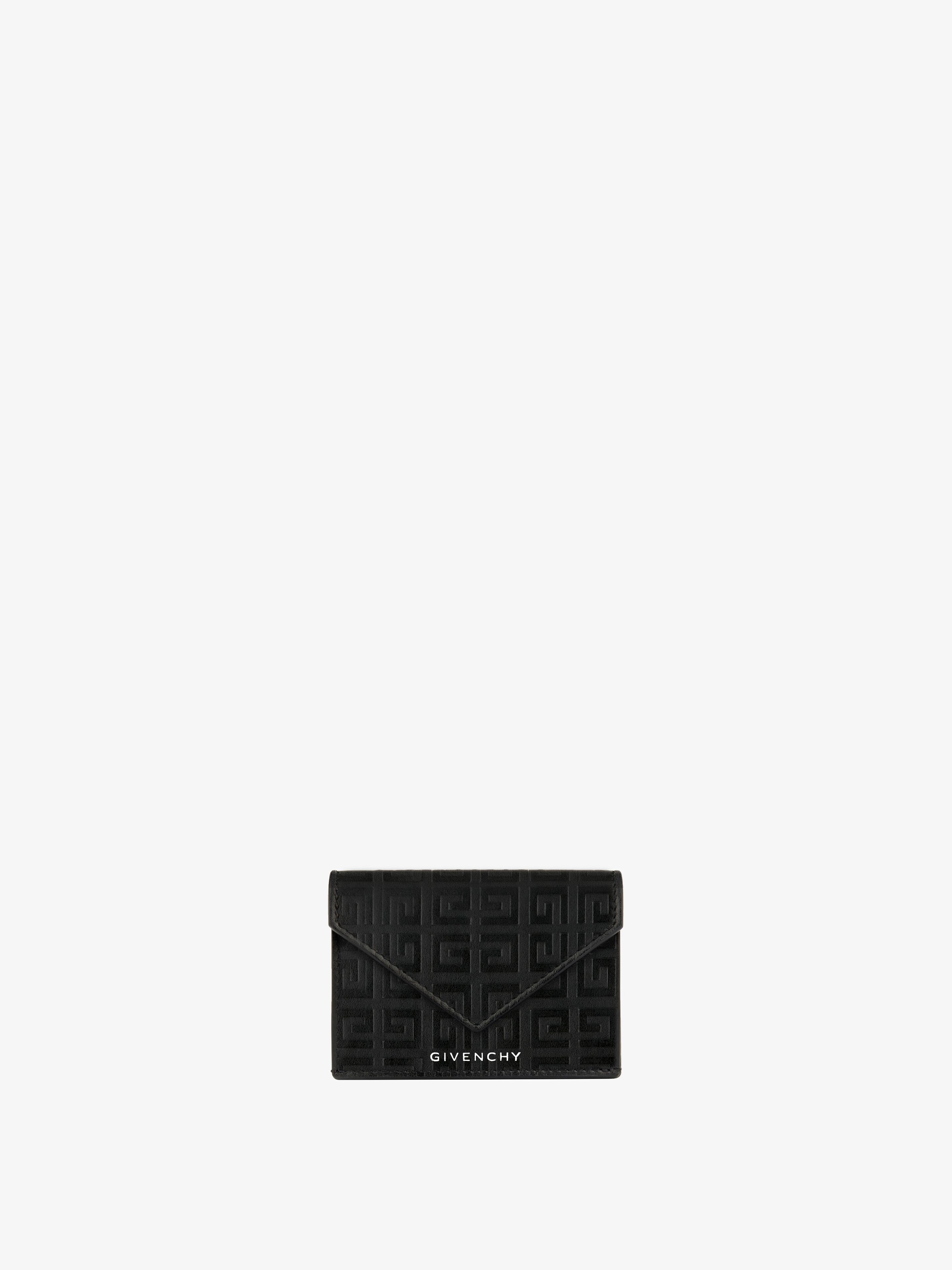 Shop Givenchy G-cut Wallet In 4g Leather In Multicolor