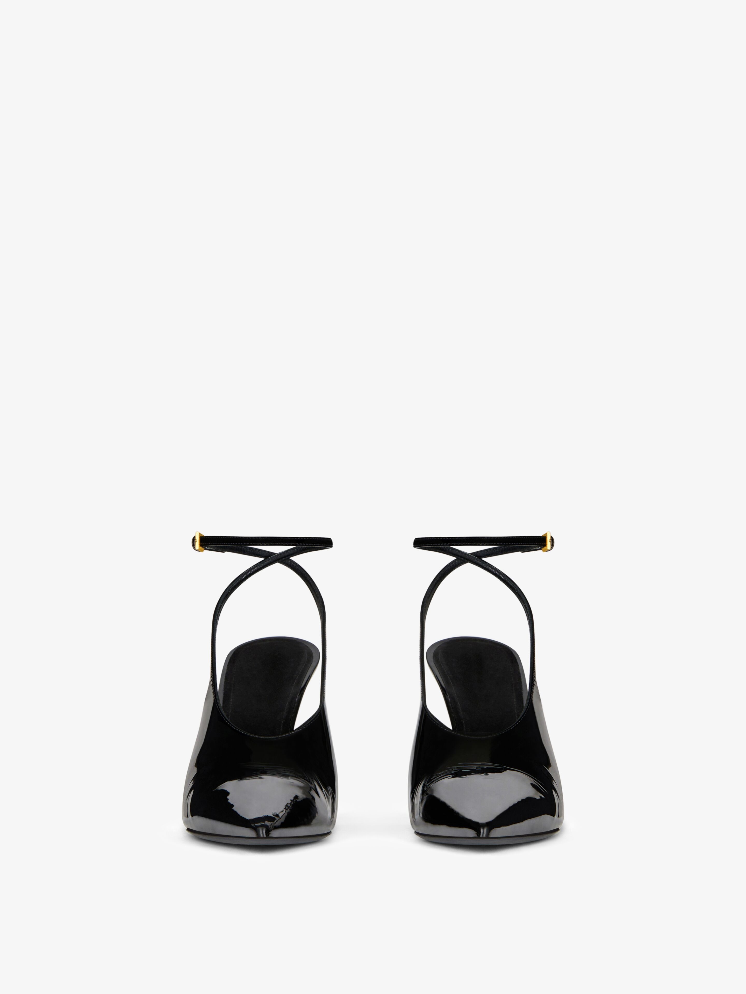 Show slingbacks in patent leather in - black | Givenchy US