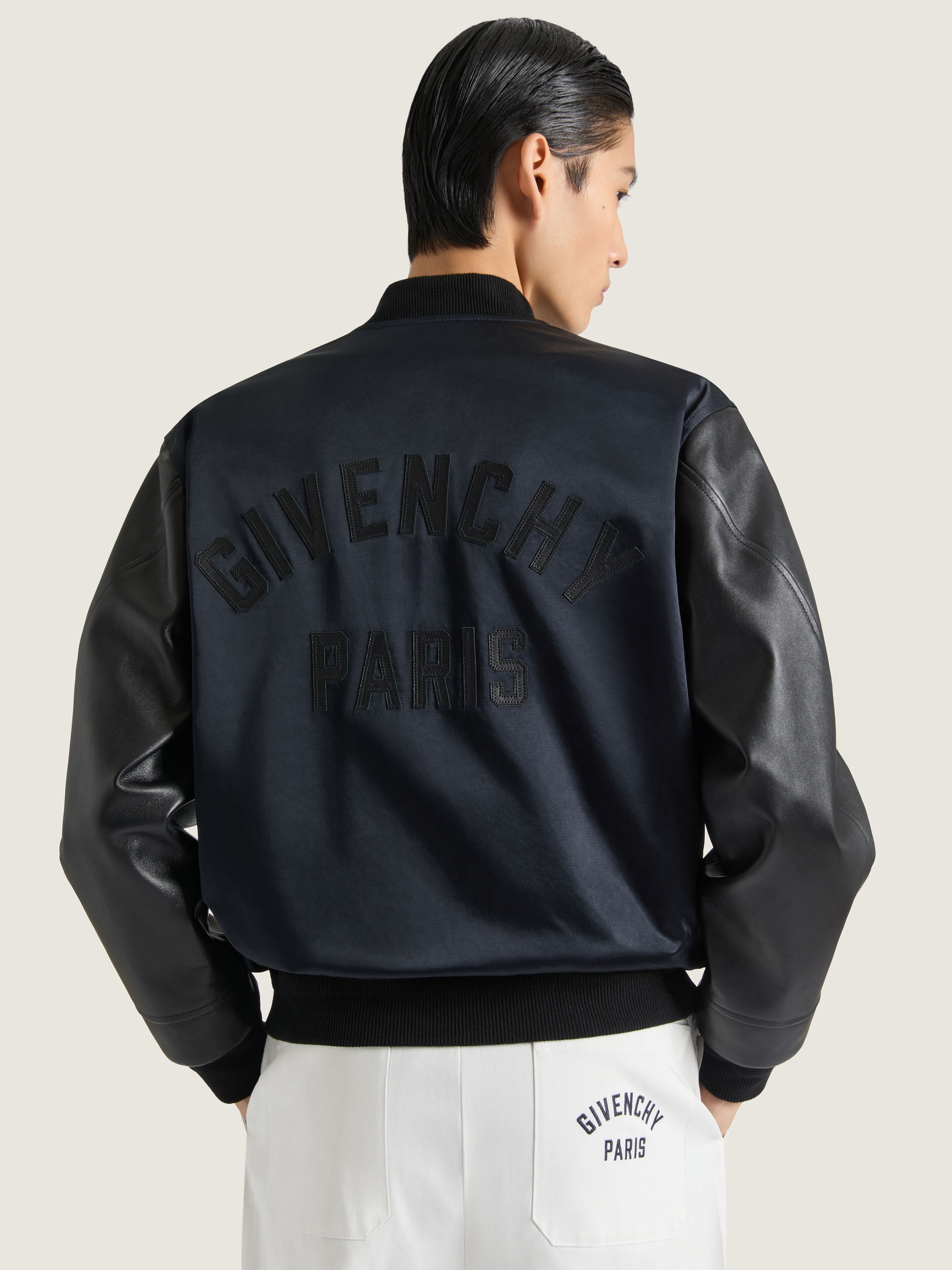 ブルゾン Givenchy Blouson With Back Embroidery 極美品△正規品 GIVENCHY ジバンシィ 17AW リカルド期 17I 1008