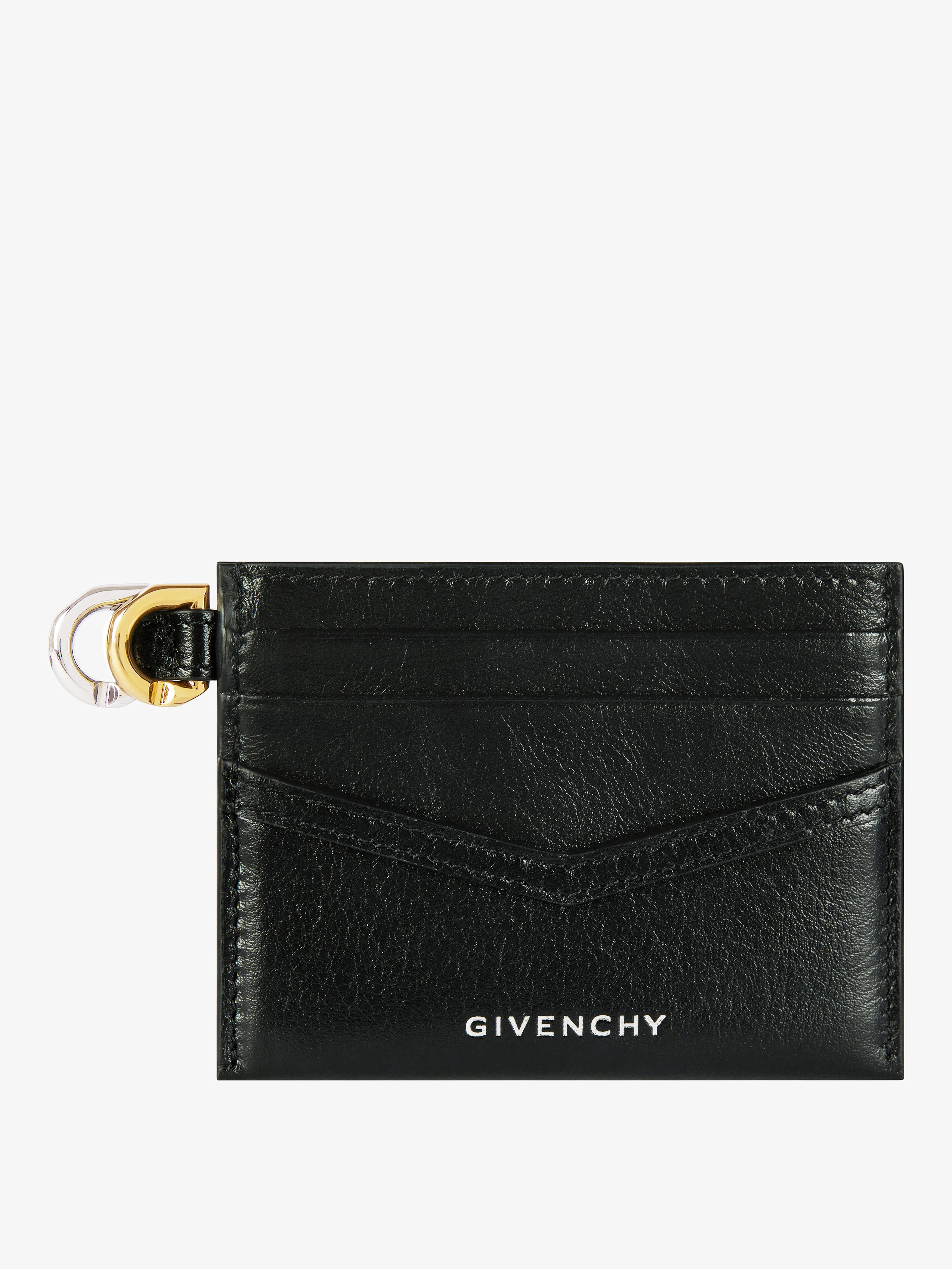 ヴォワイユー カードホルダー - ブラック | GIVENCHY JP