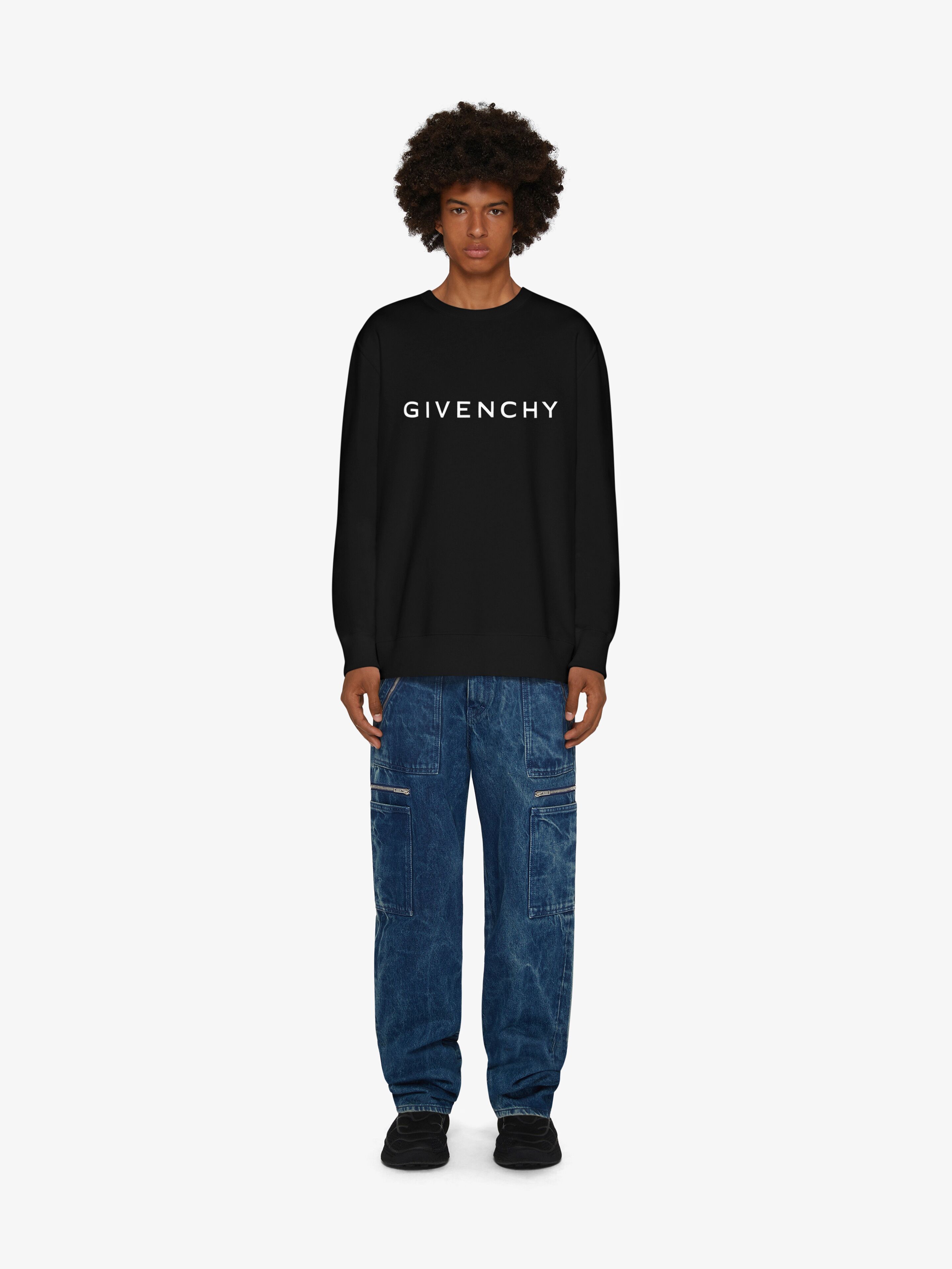 GIVENCHY Archetype slim fit sweatshirt in fleece | Givenchy US | Givenchy