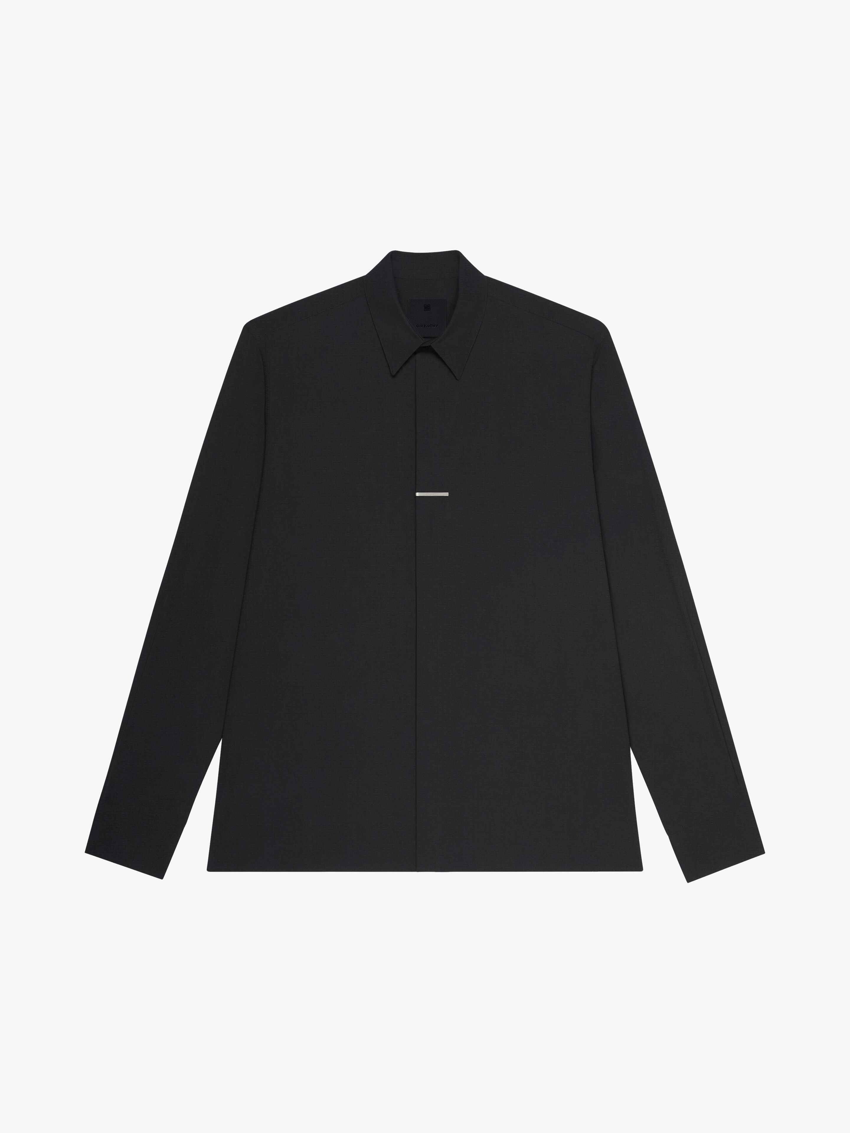 Shop Givenchy Shirt In 4g Jacquard In Black