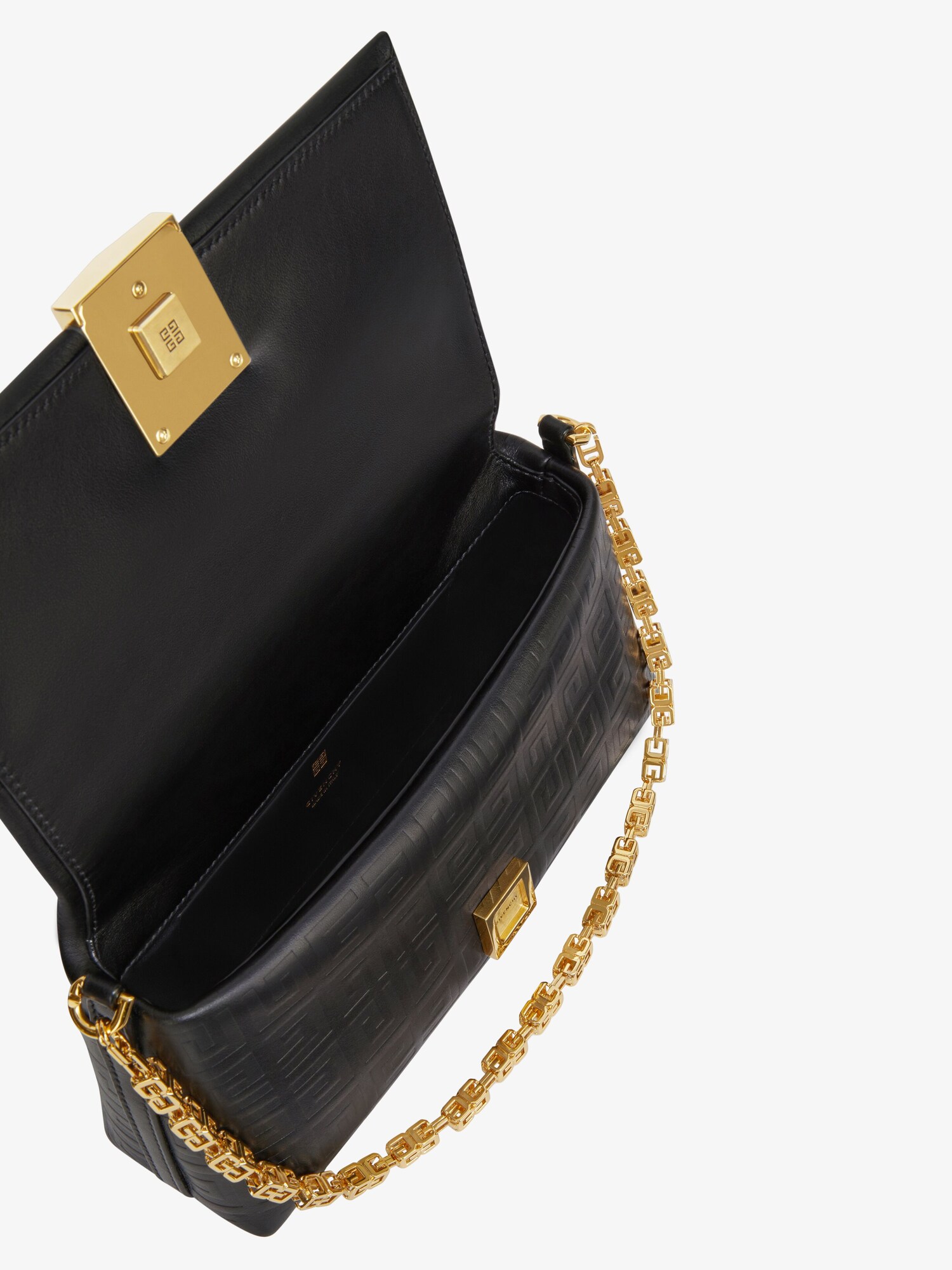 Small 4G Soft bag in 4G leather in - black | Givenchy US