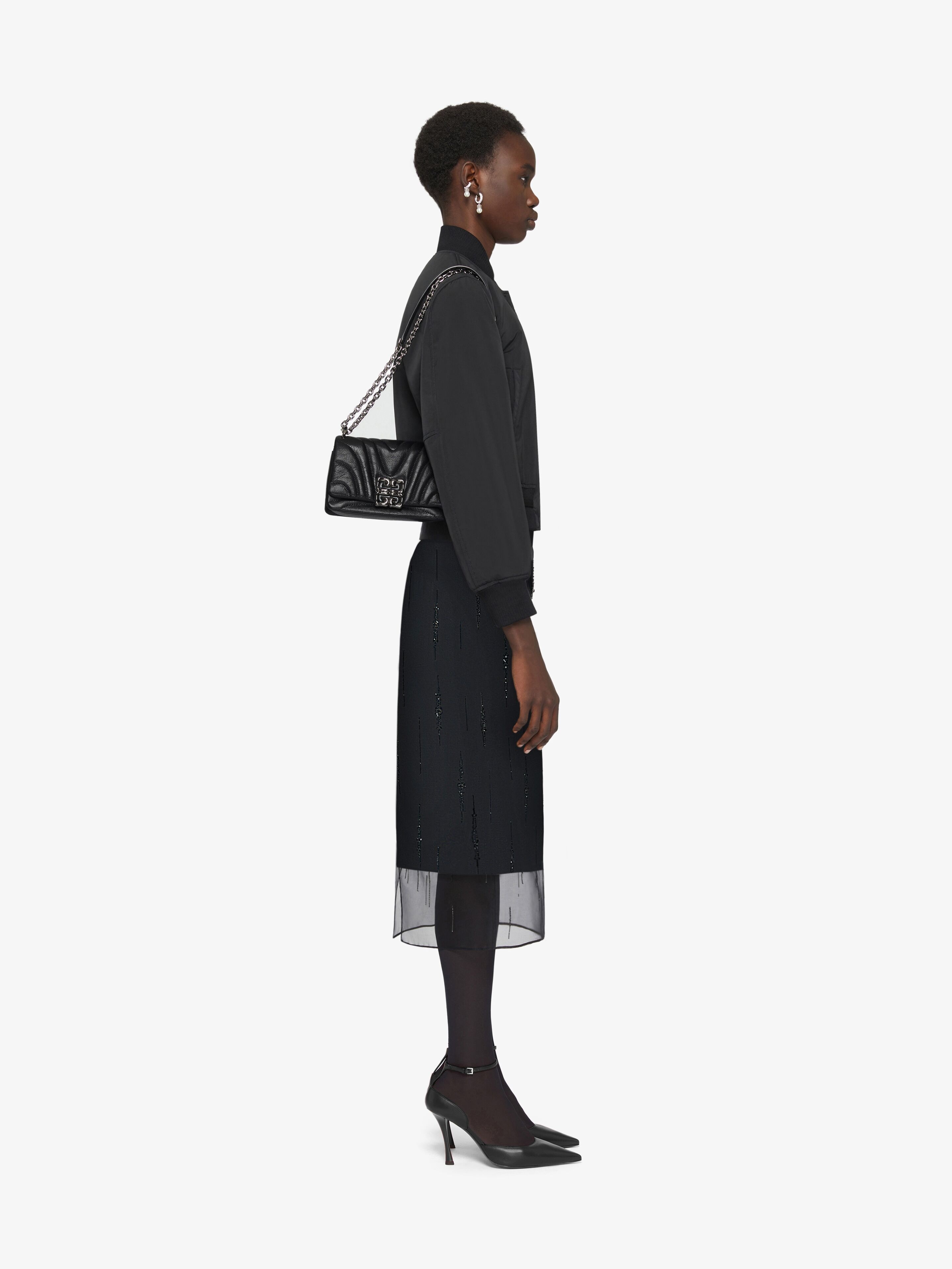 Small 4G Soft bag in quilted leather in - black | Givenchy US