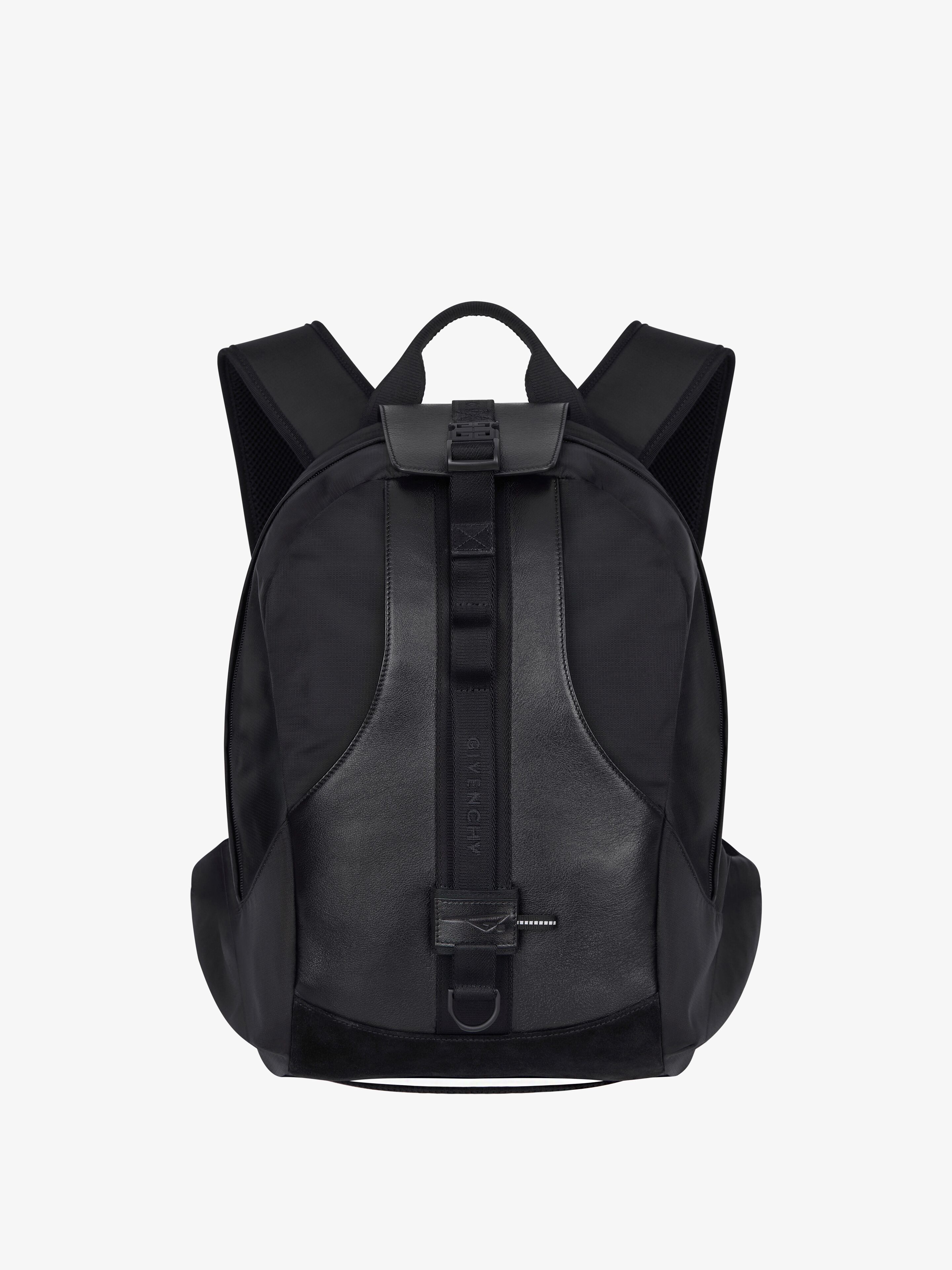 Shop Givenchy Medium G-trail Backpack In Nylon And Leather In Multicolor