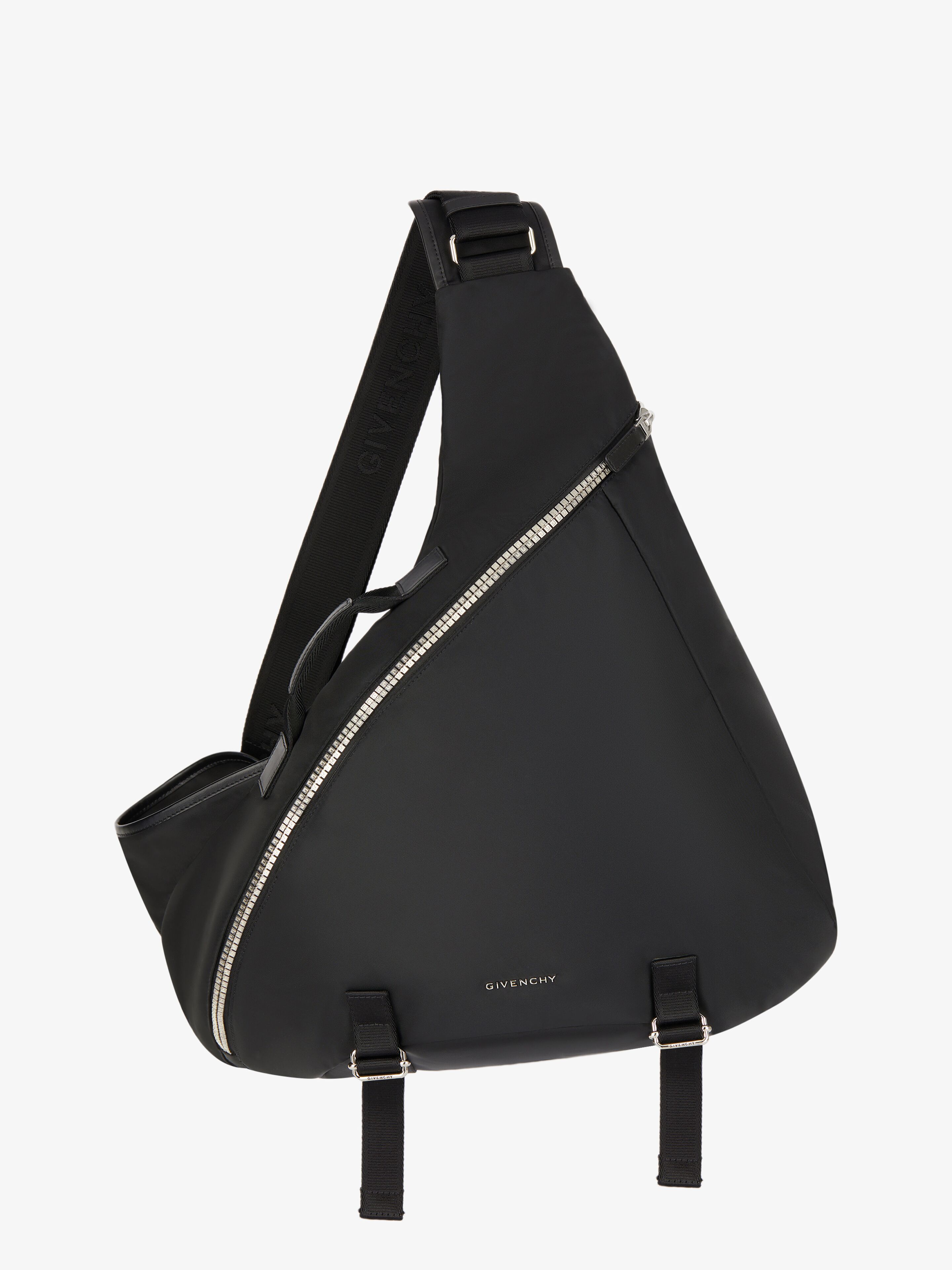 Shop Givenchy Large G-zip Triangle Backpack In Nylon In Multicolor