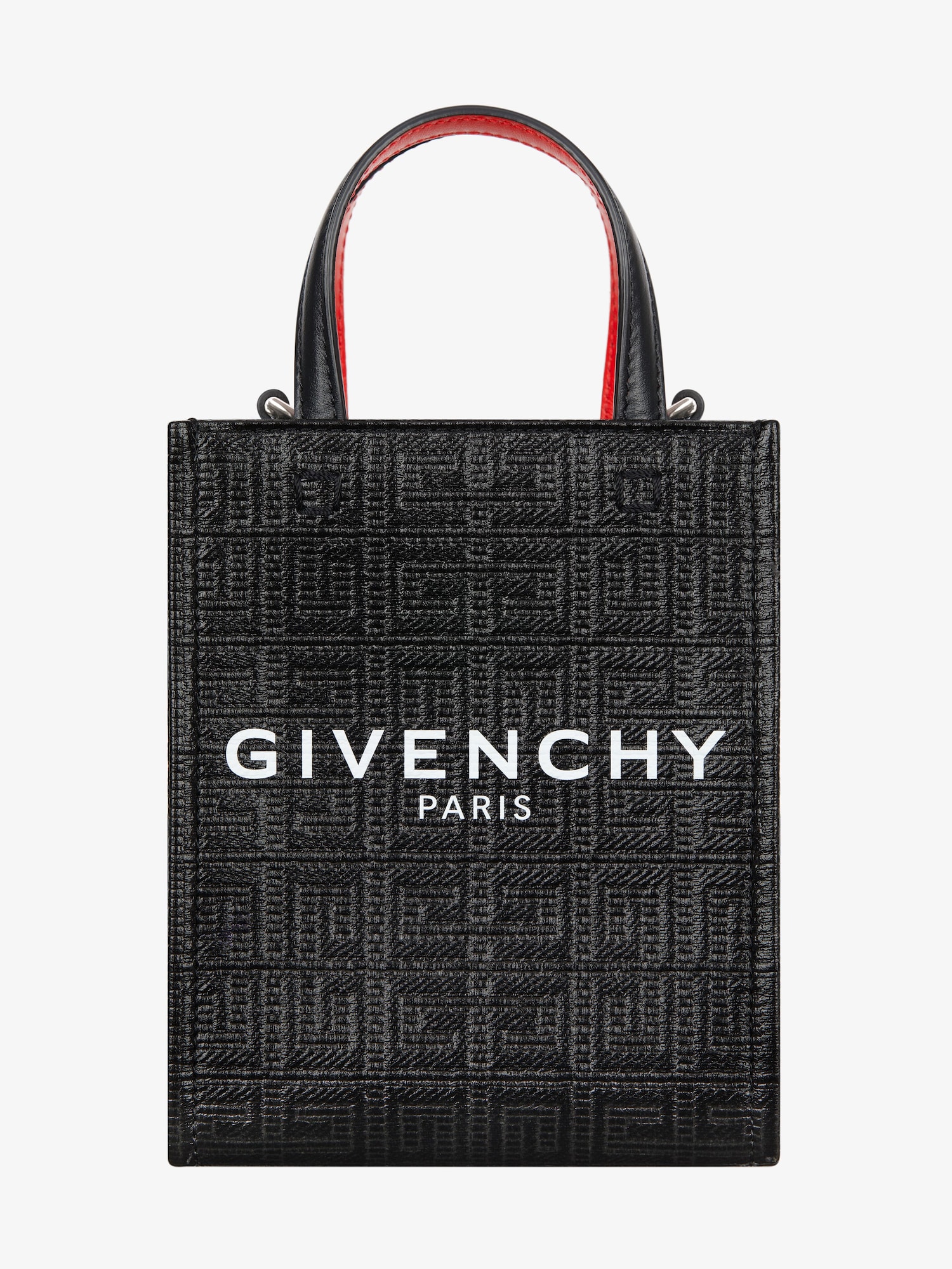 Mini G Tote Vertical shopping bag in 4G coated canvas