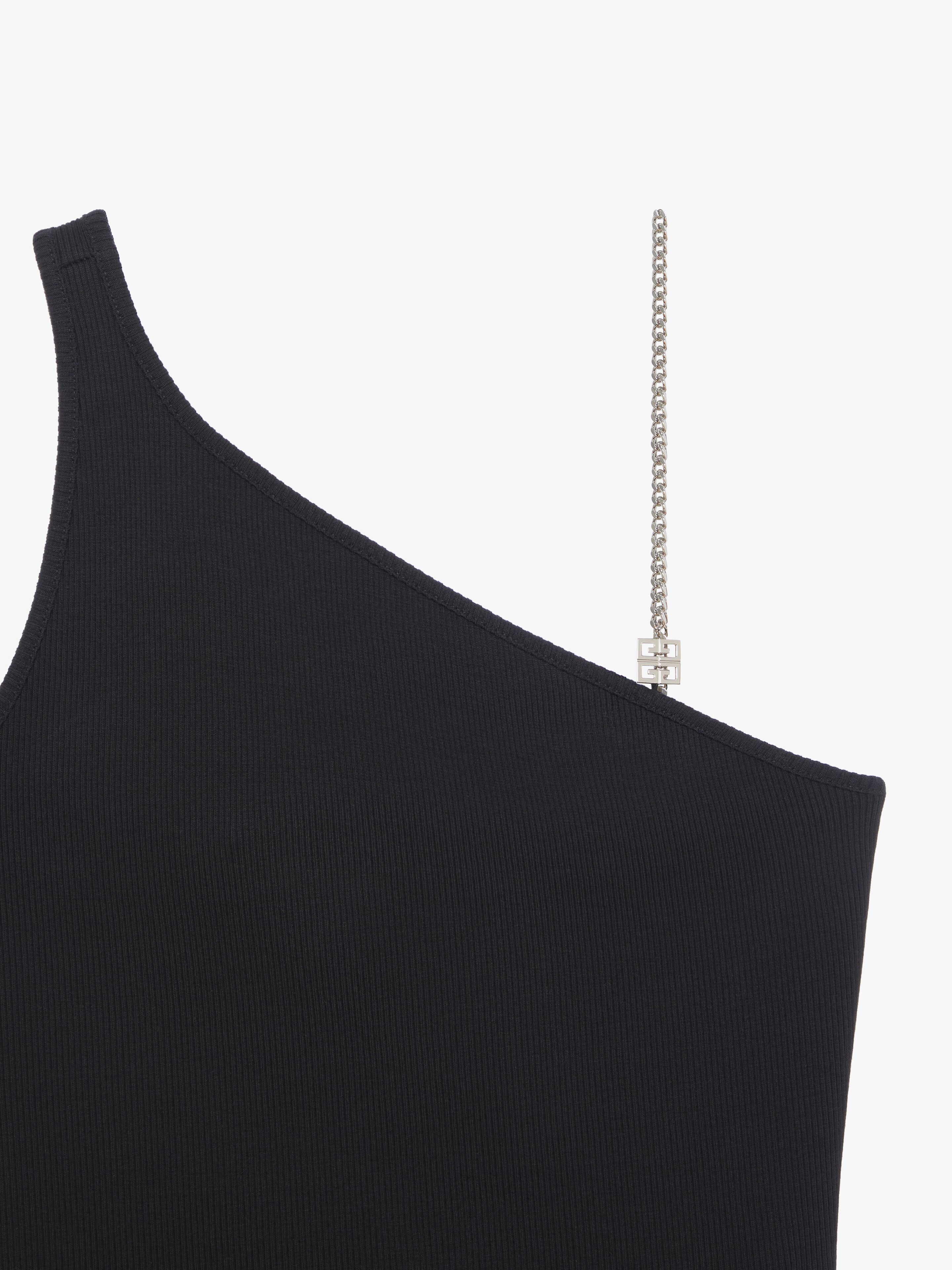 Asymmetric top in cotton with chain detail | Givenchy CA