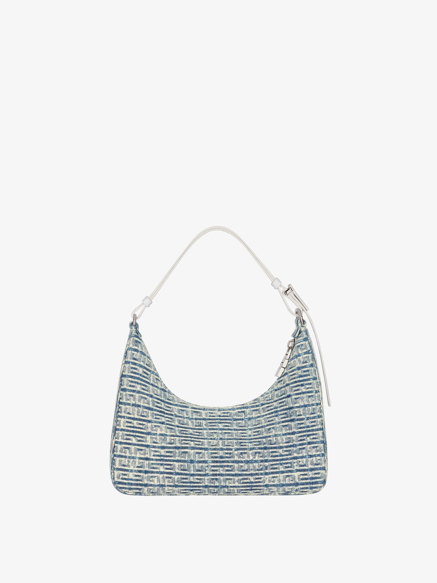 Small Moon Cut Out bag in 4G bleached denim - denim blue | Givenchy US