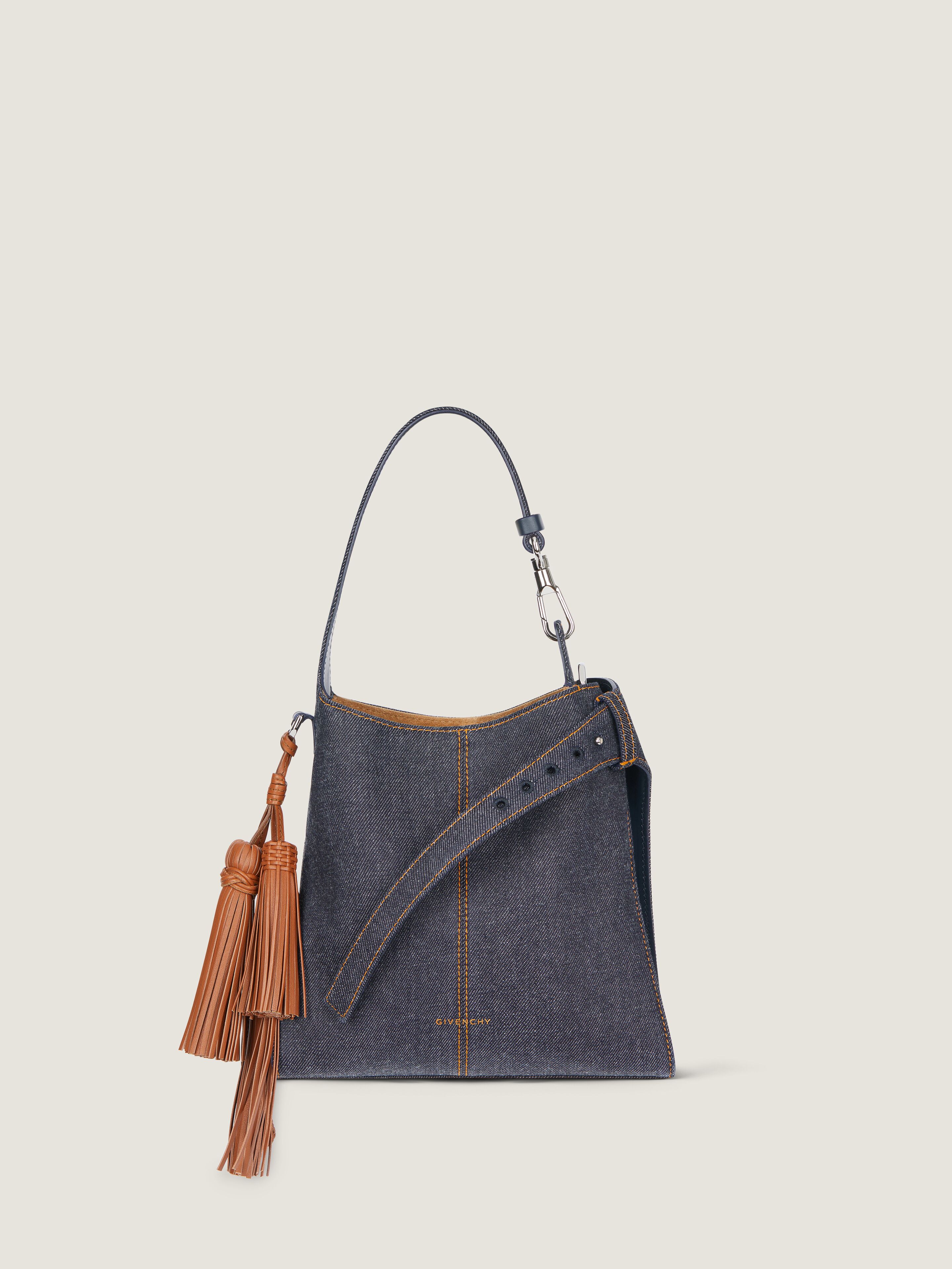 Givenchy Mini Belted Hobo Bag In Denim