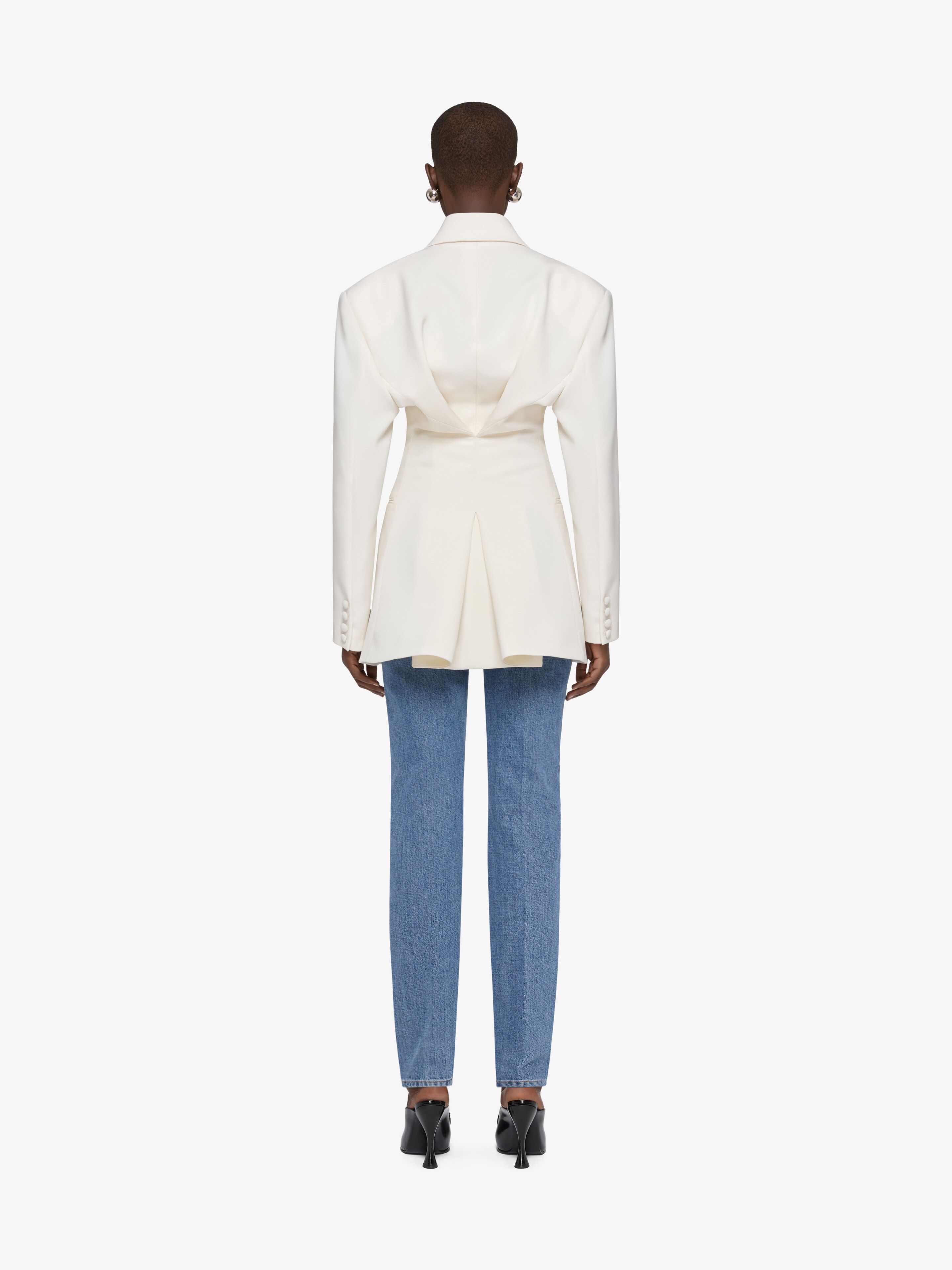 Jacket in wool with pleated back | Givenchy CA | Givenchy Jacket in wool with pleated back | Givenchy CA | Givenchy